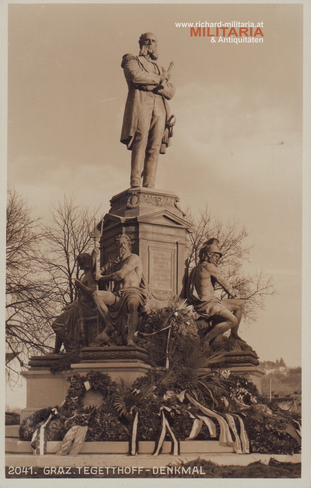 PK "Graz.Tegetthoff-Denkmal" - gelaufen 1936