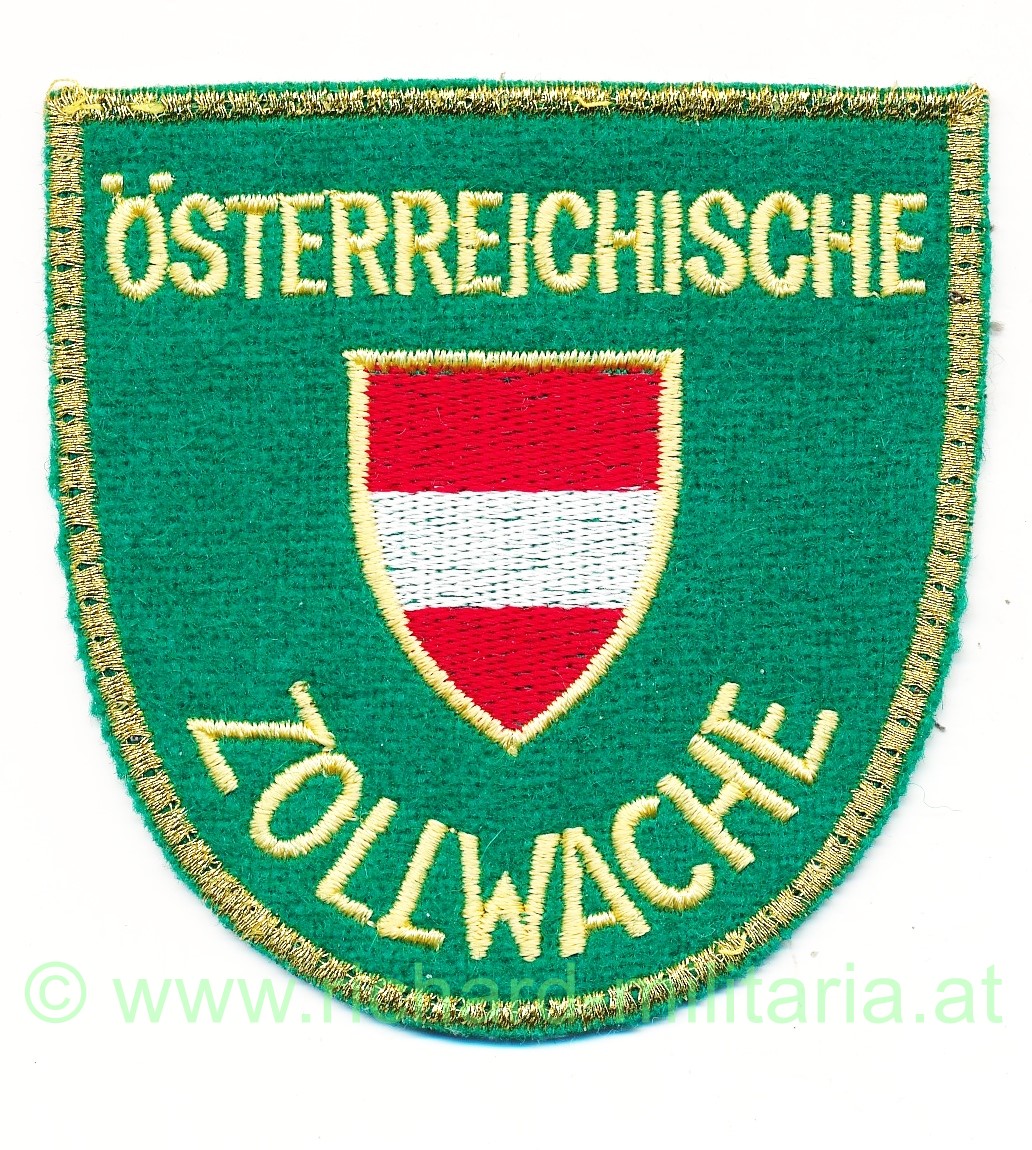 Österreiche Zollwache Ärmelaufnäher