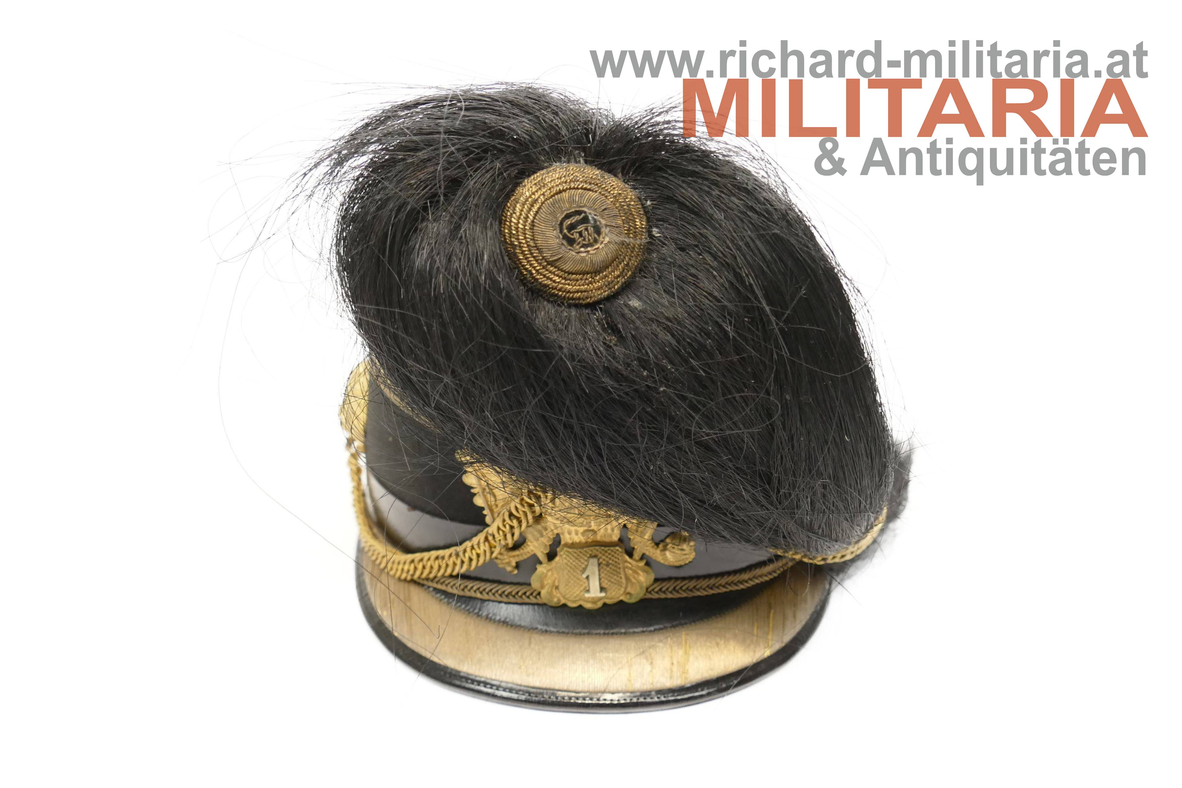 k.u.k. Artillerie-Tschako "1" - Subalternoffizier - vor 1908