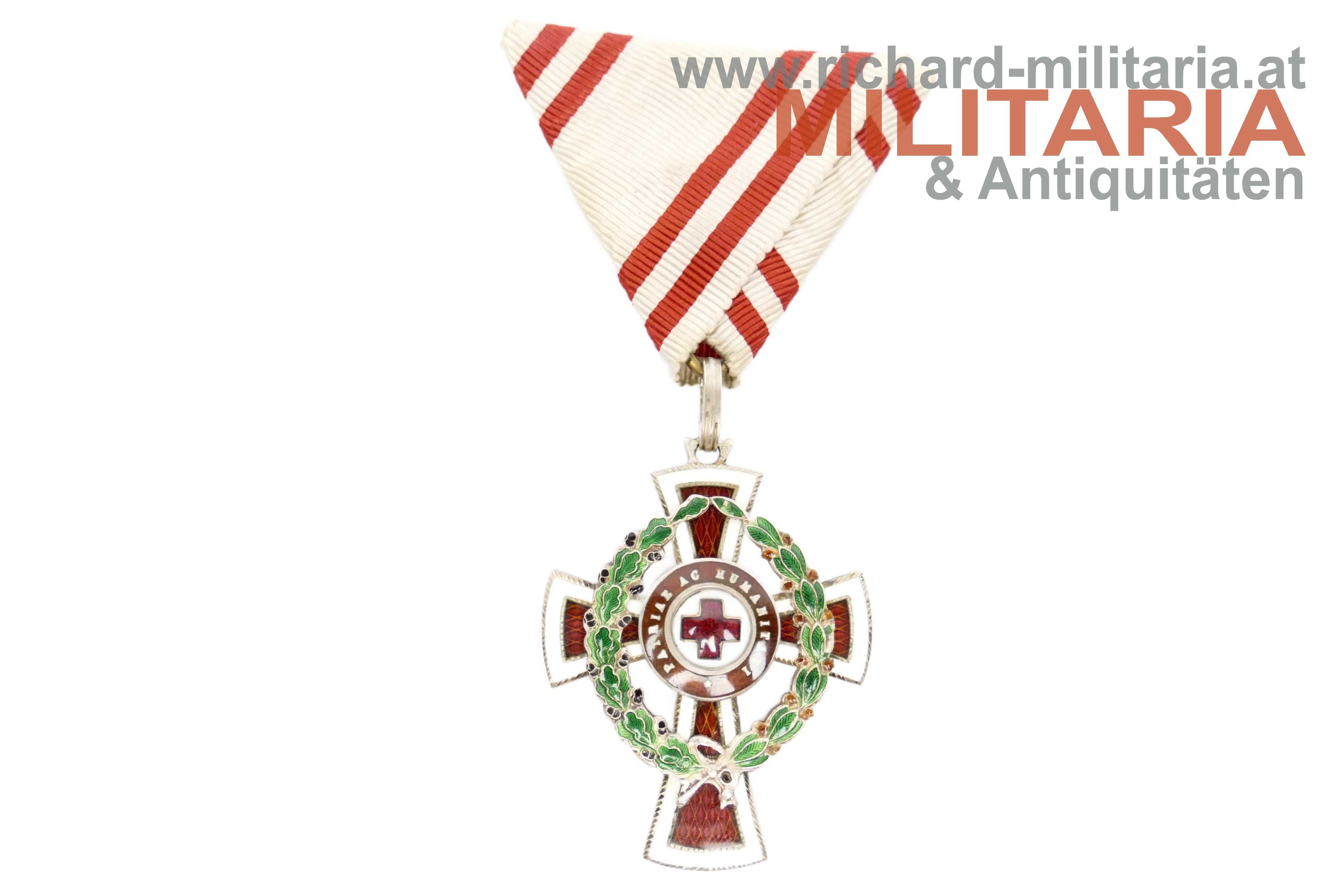 k.u.k. Ehrenzeichen vom Roten Kreuz II. Klasse mit KD