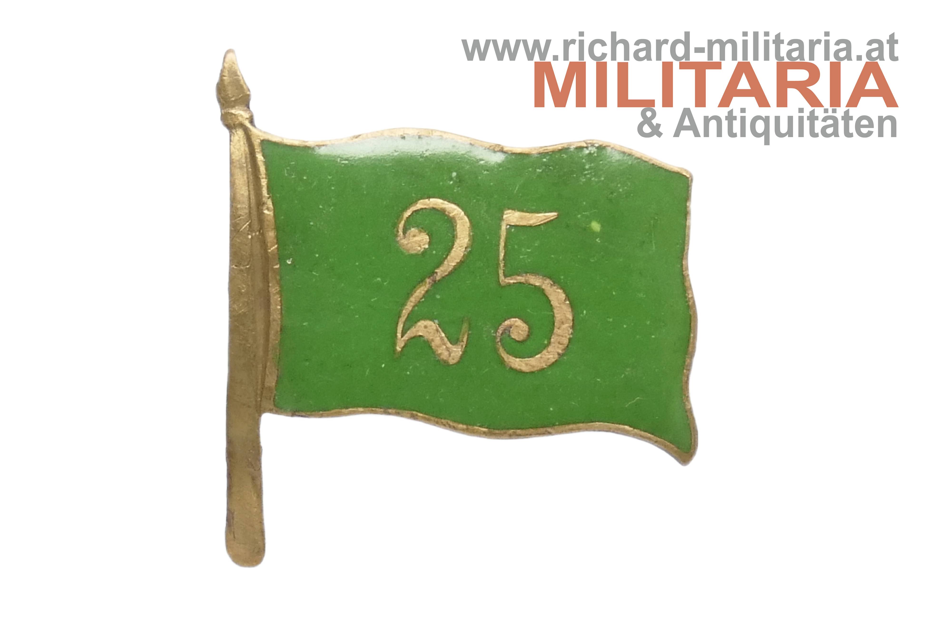 k.u.k. Kappenabzeichen - Infanterie Regiment Nr. 25