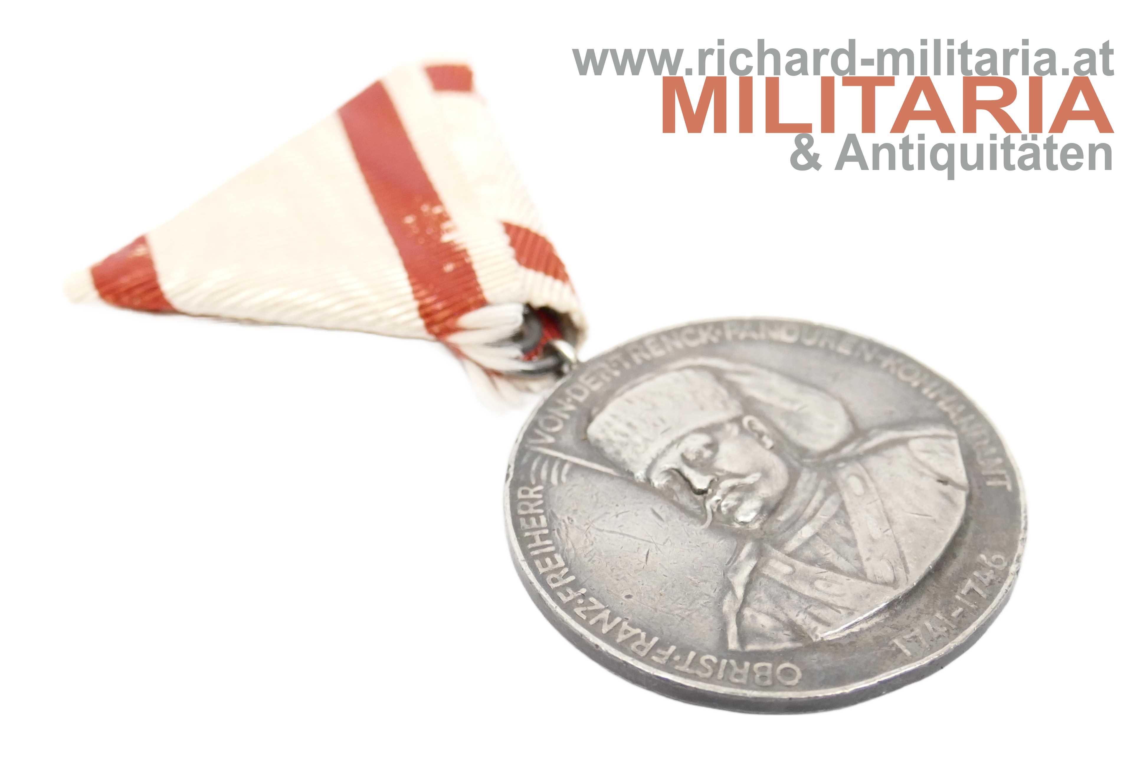 k.u.k. Gedenkmedaille d. Infanterie-Regiments Nr. 53 - SILBER 