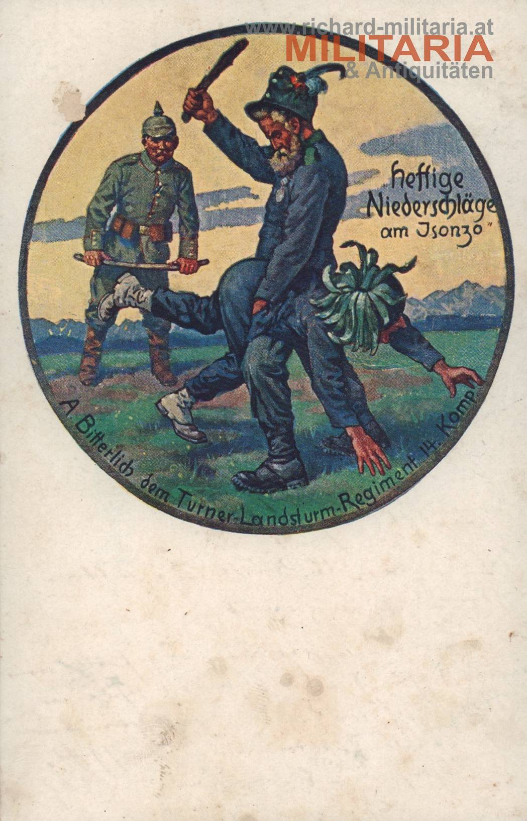 k.k. PK - "Heftige Niederschläge am Isonzo"