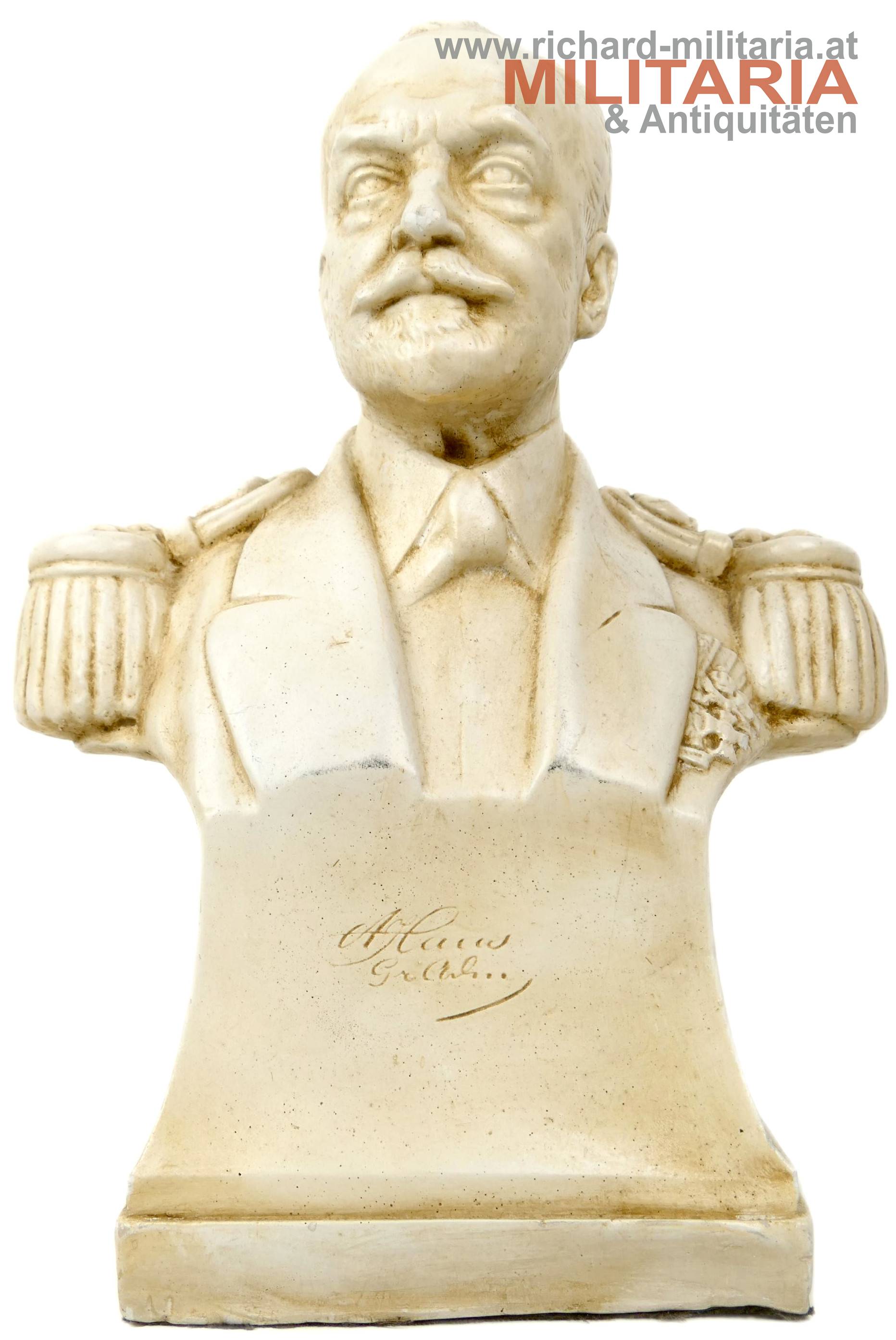 Großadmiral - Anton Haus Oberbefehlshaber der k.u.k. Kriegsmarine - Büste