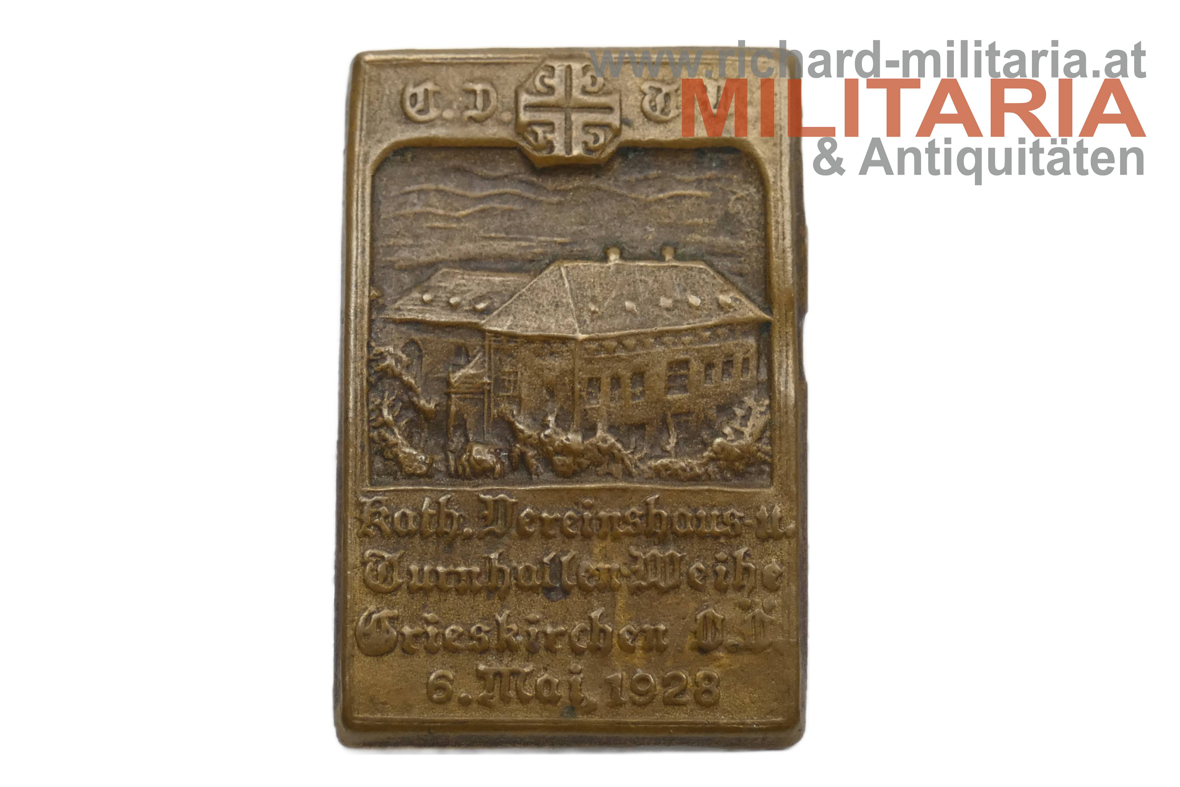 Deutscher Turnerbund - Kath. Vereinshaus-u. Turnhallen Weihe Kriegskirchen 6. Mai 1929