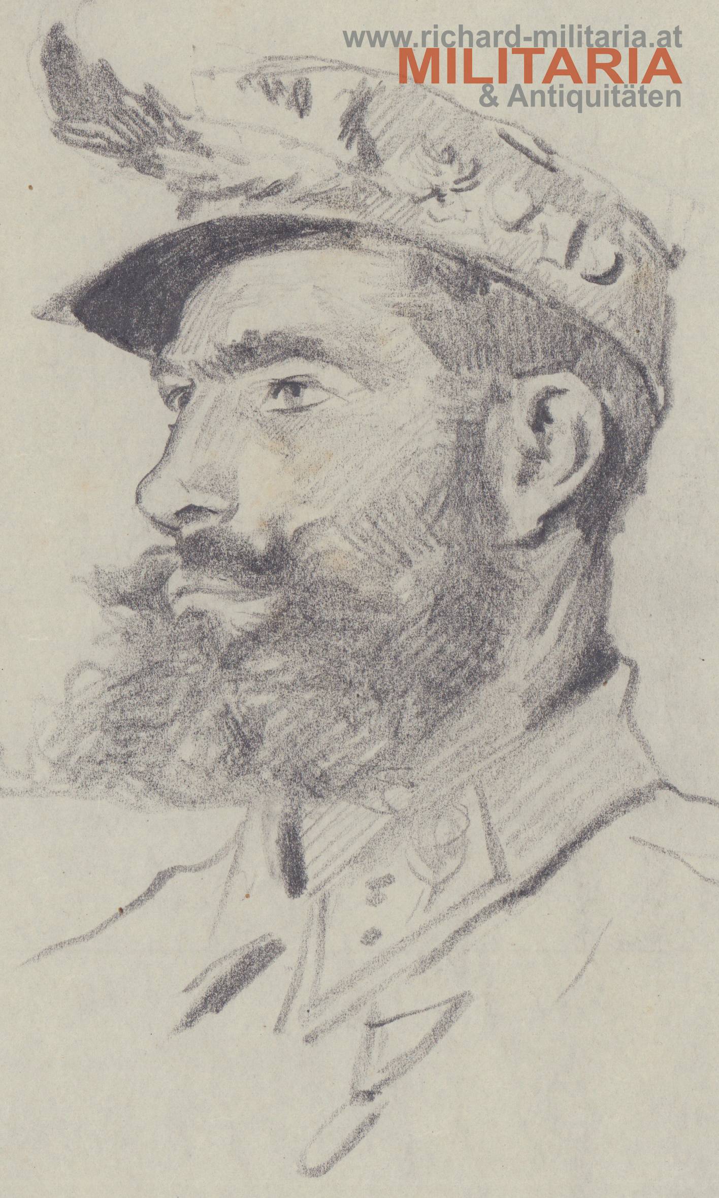 k.k. Ld.Sch. Unterjäger Lindsberger und Lt. Hirsch; Geb.Kan. Btt. 4/14 - C. Ritter Th. v. Blaas 