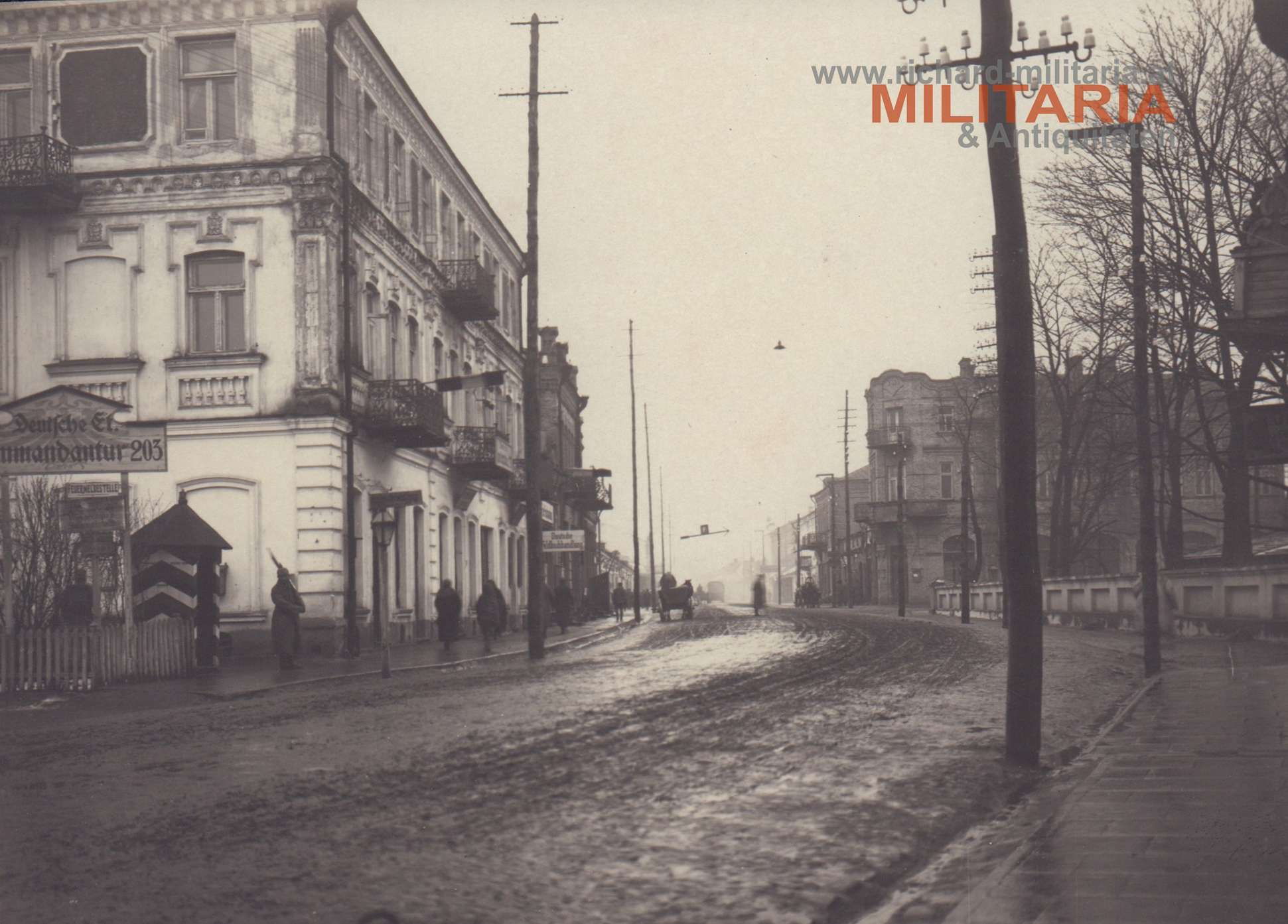 Kowel - Kaiserstraße  Deutsche Kommandantur 203