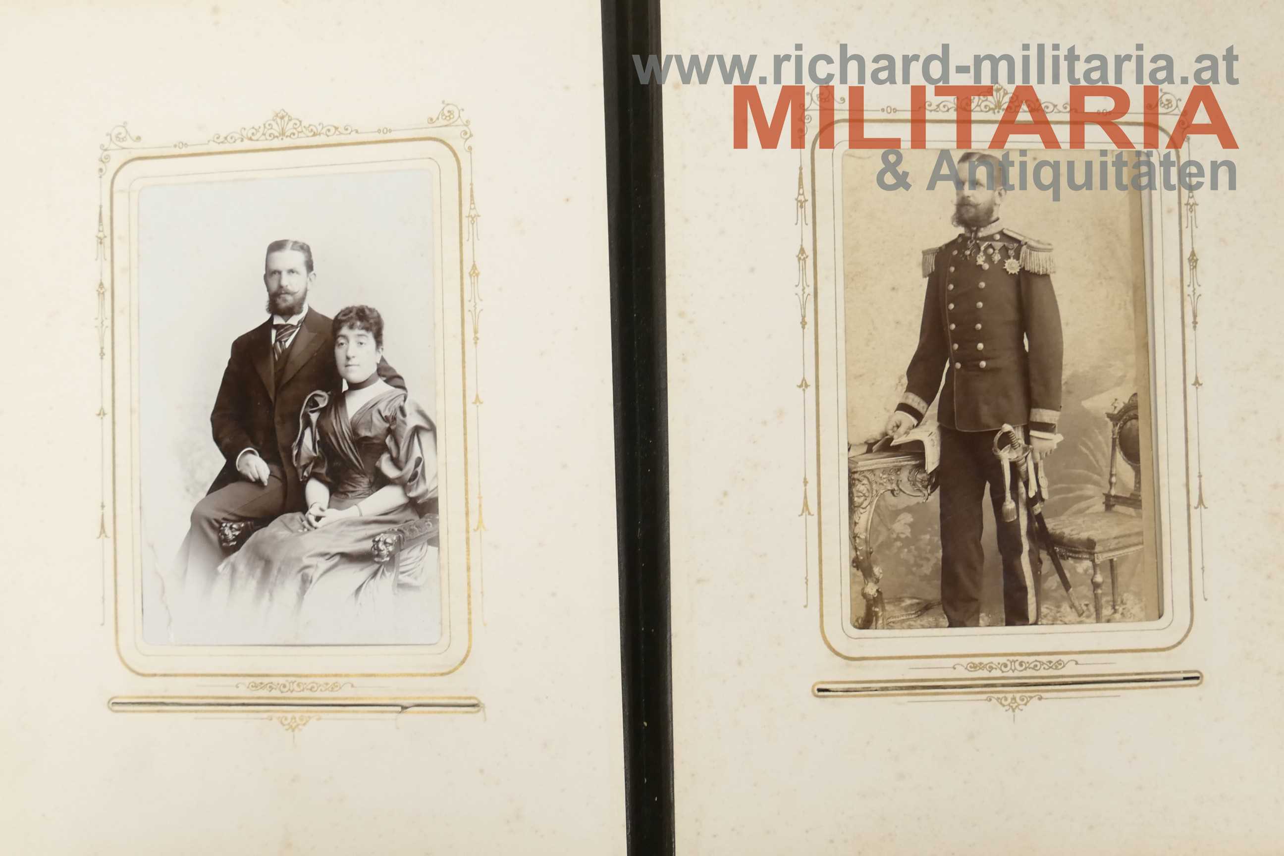 Prunkfamilienalbum - k.u.k. Generalkonsul 1. Klasse Richard Hickel