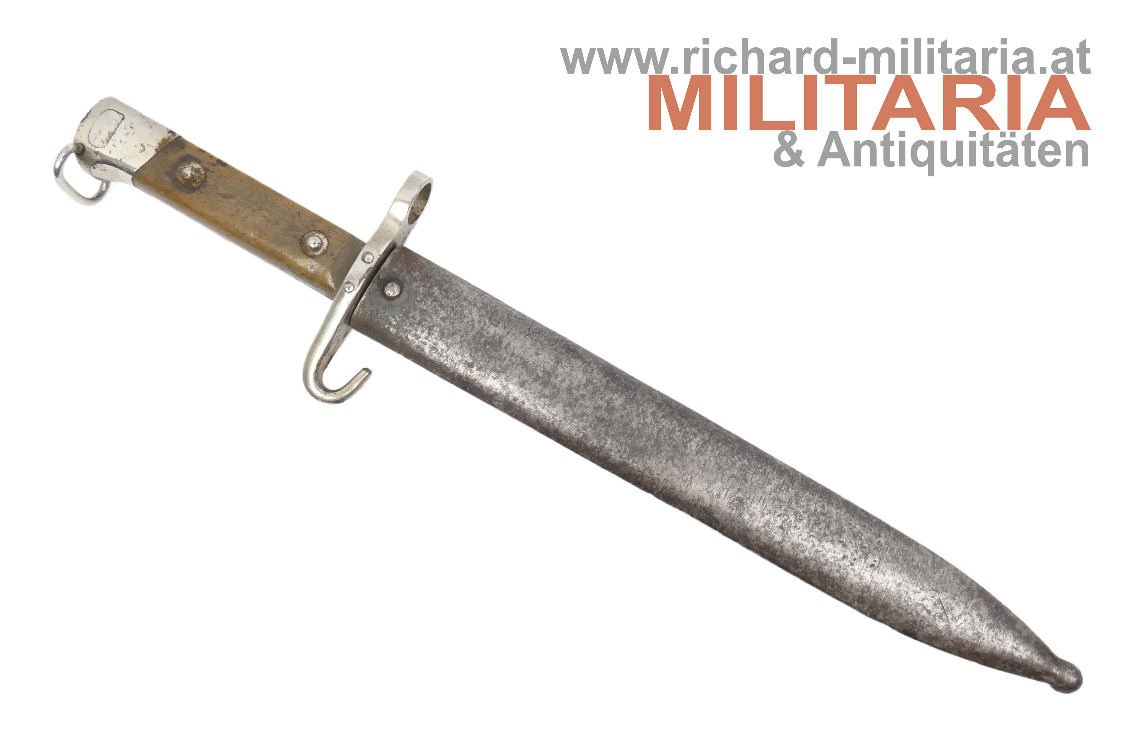 Messerbajonett M1895 - Offizier vernickelt 