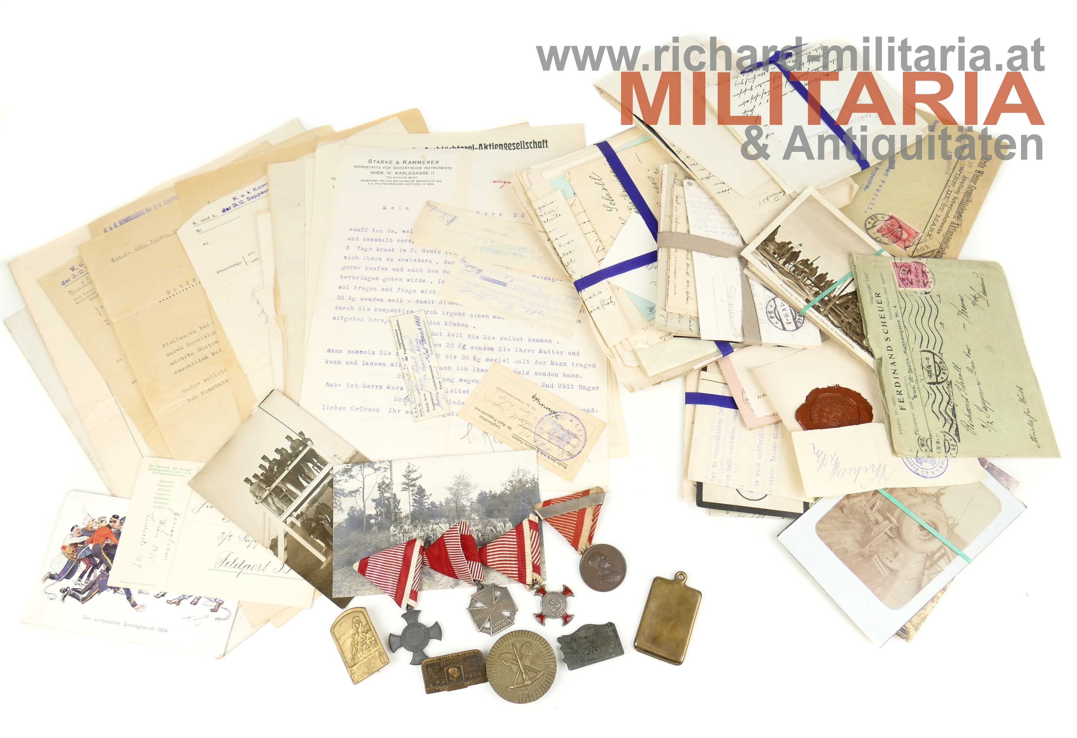 k.u.k. Sappeur-Bataillon Nr. 2 - Zugsführer Schroll - Nachlass