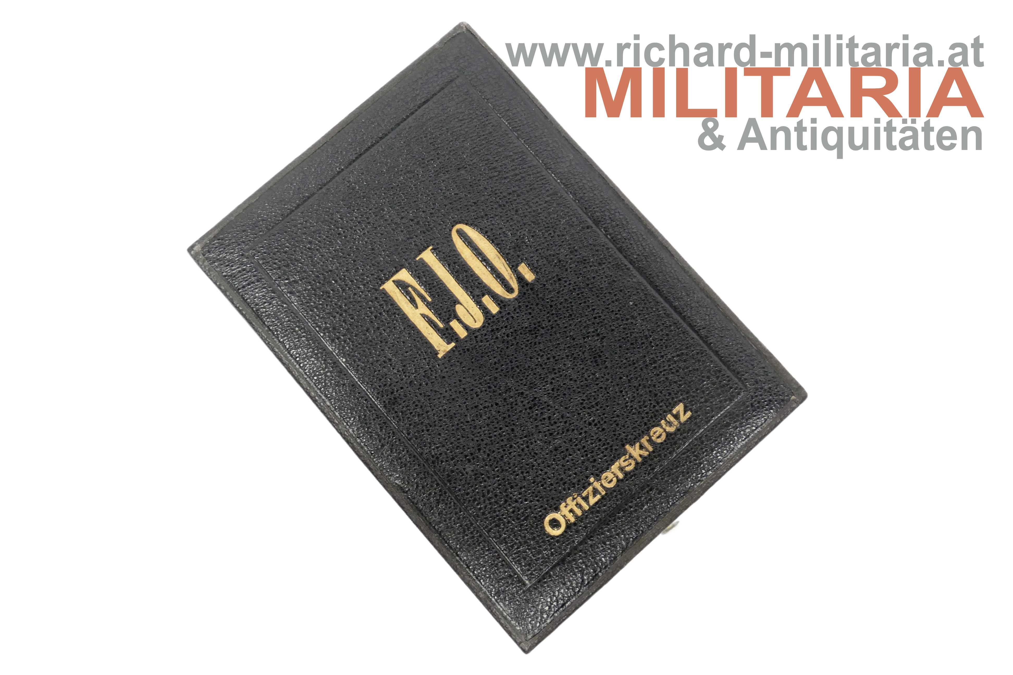 k.u.k. Franz Joseph-Orden - Offizierskreuz mit Etui - Rozet & Fischmeister