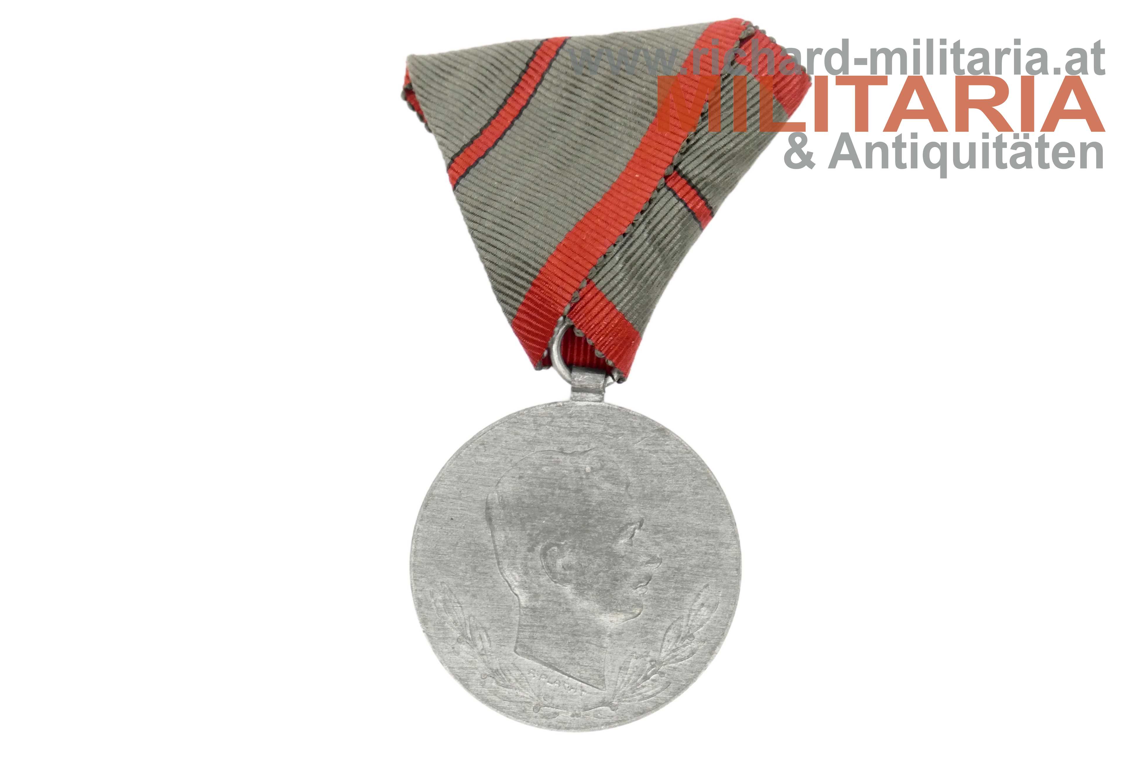 k.u.k. Verwundetenmedaille - 1-fache Verwundung - "GW 18"