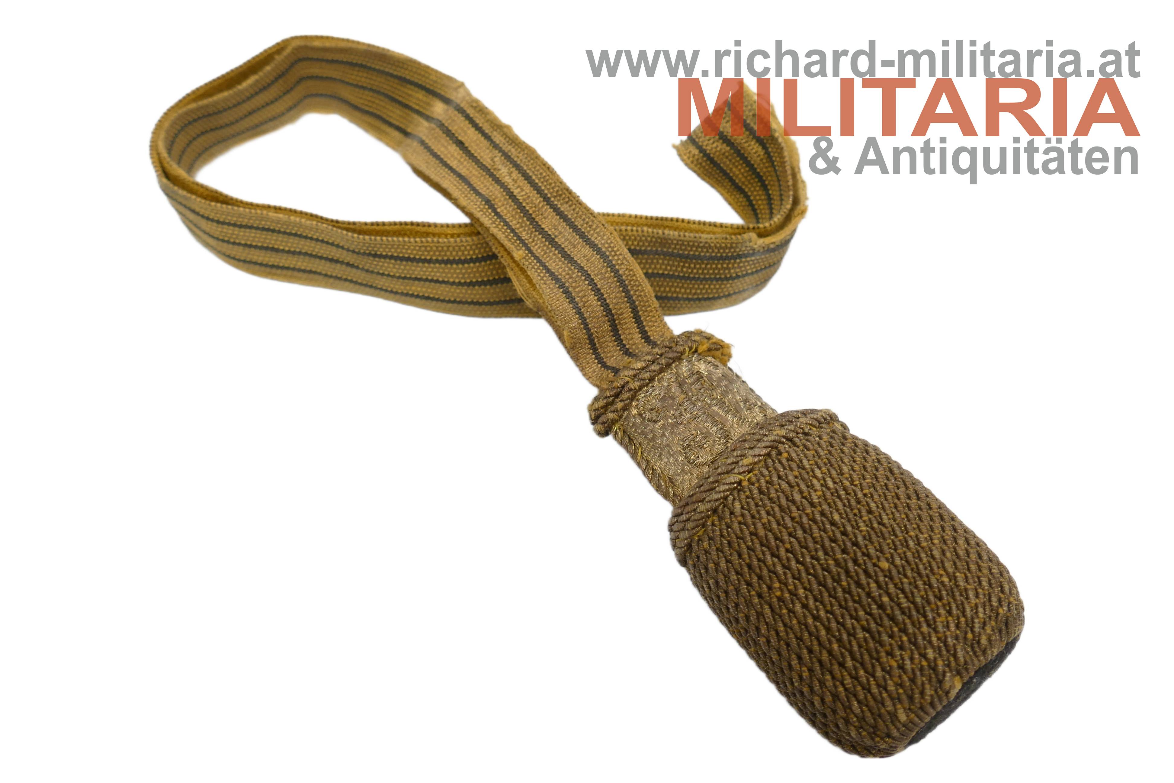 k.u.k. Bajonett-Portepee für Offiziere - Kaiser Karl