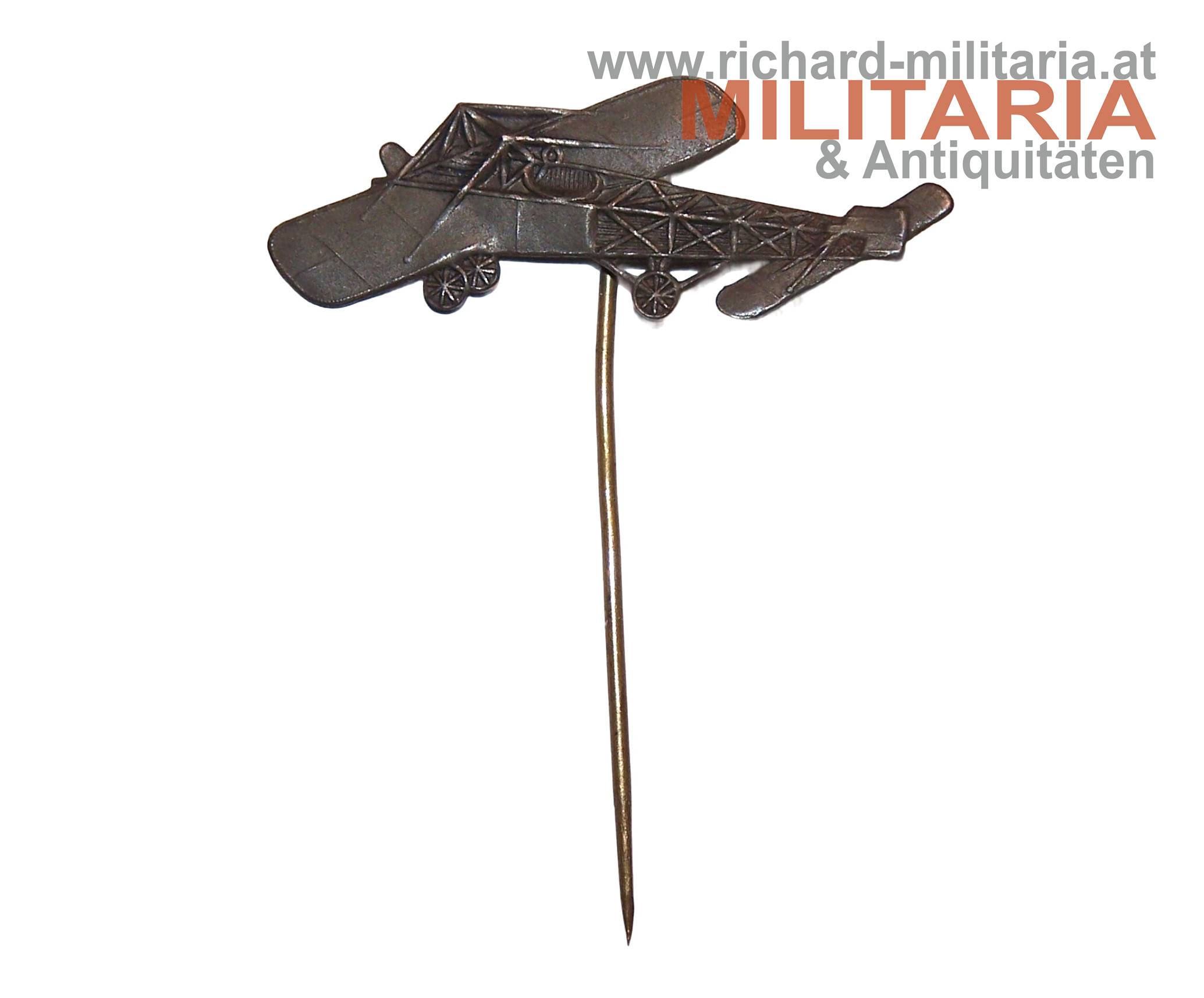 k.u.k. (Kappenabzeichen) - Flugzeug an Tragenadel