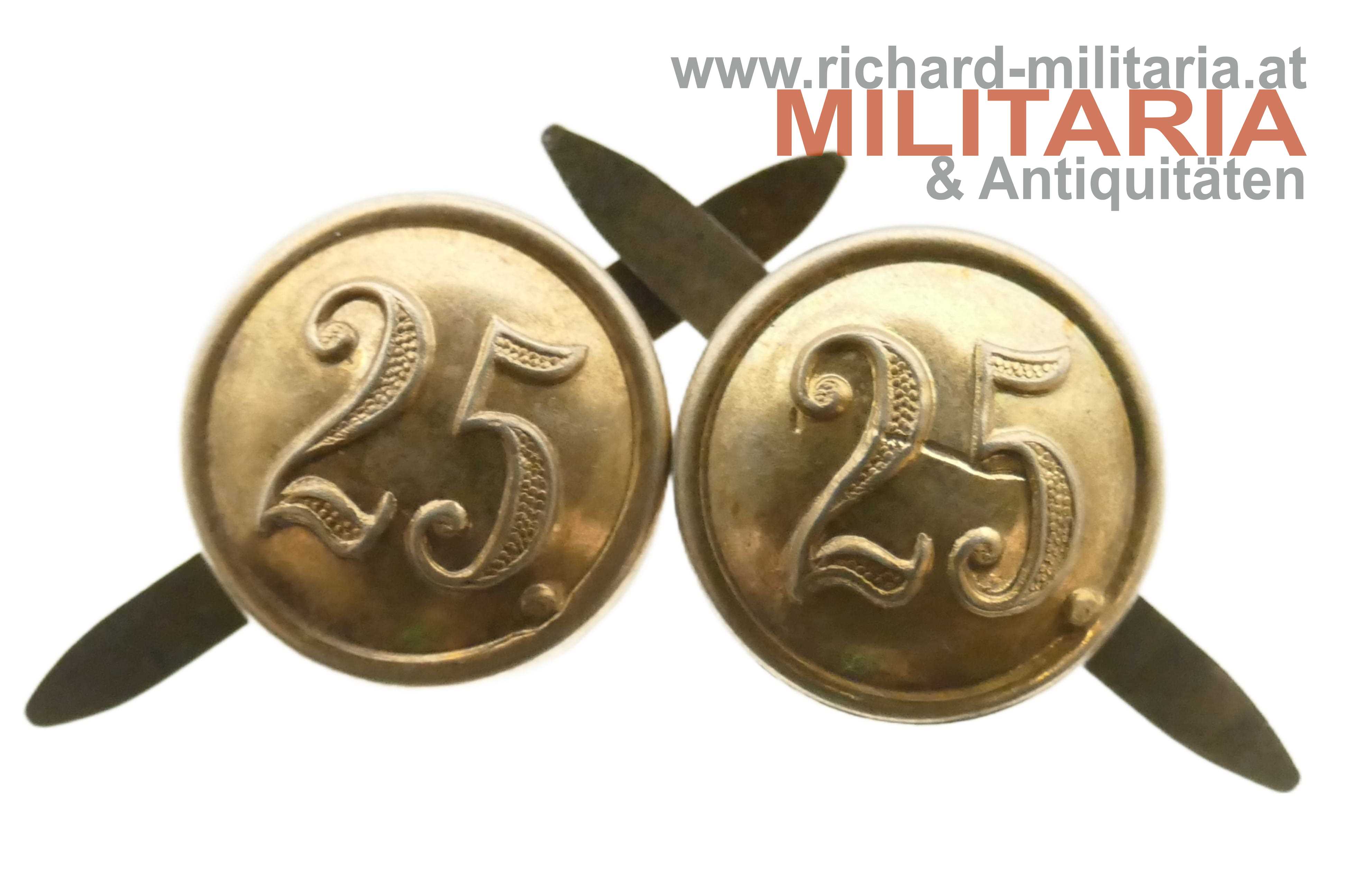 k.u.k. Kappenknöpfe IR 25