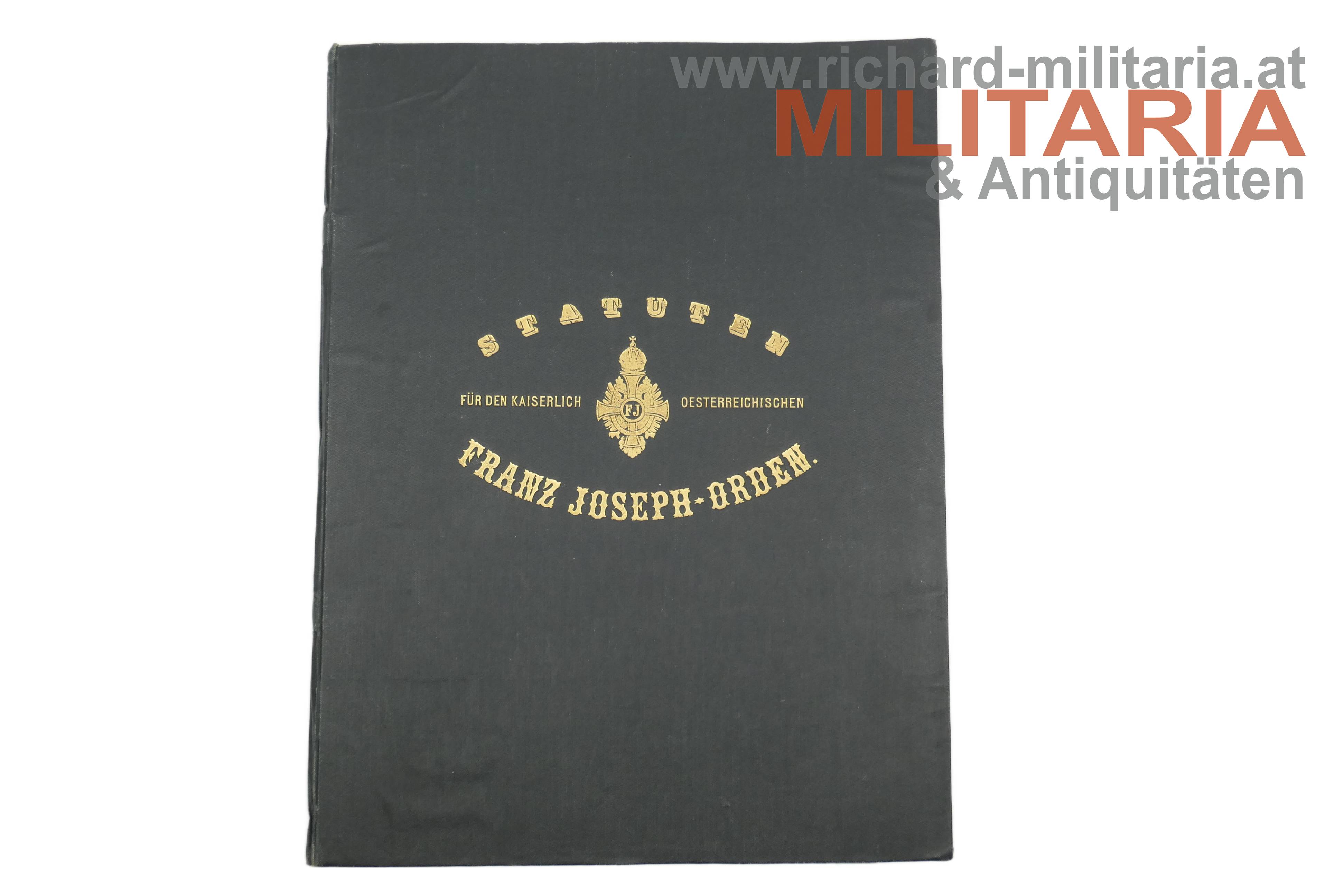 k.u.k. Statuten des Franz Joseph-Orden - Ausgabe 1908