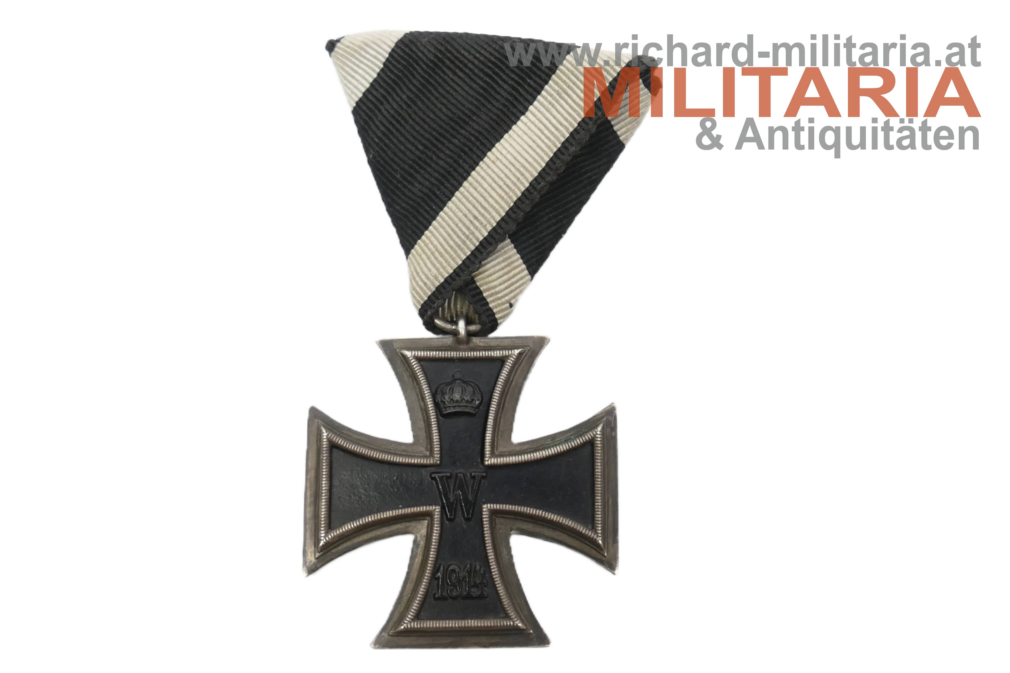 Eisernes Kreuz 2. Klasse  1914- österreichische Trageweise 