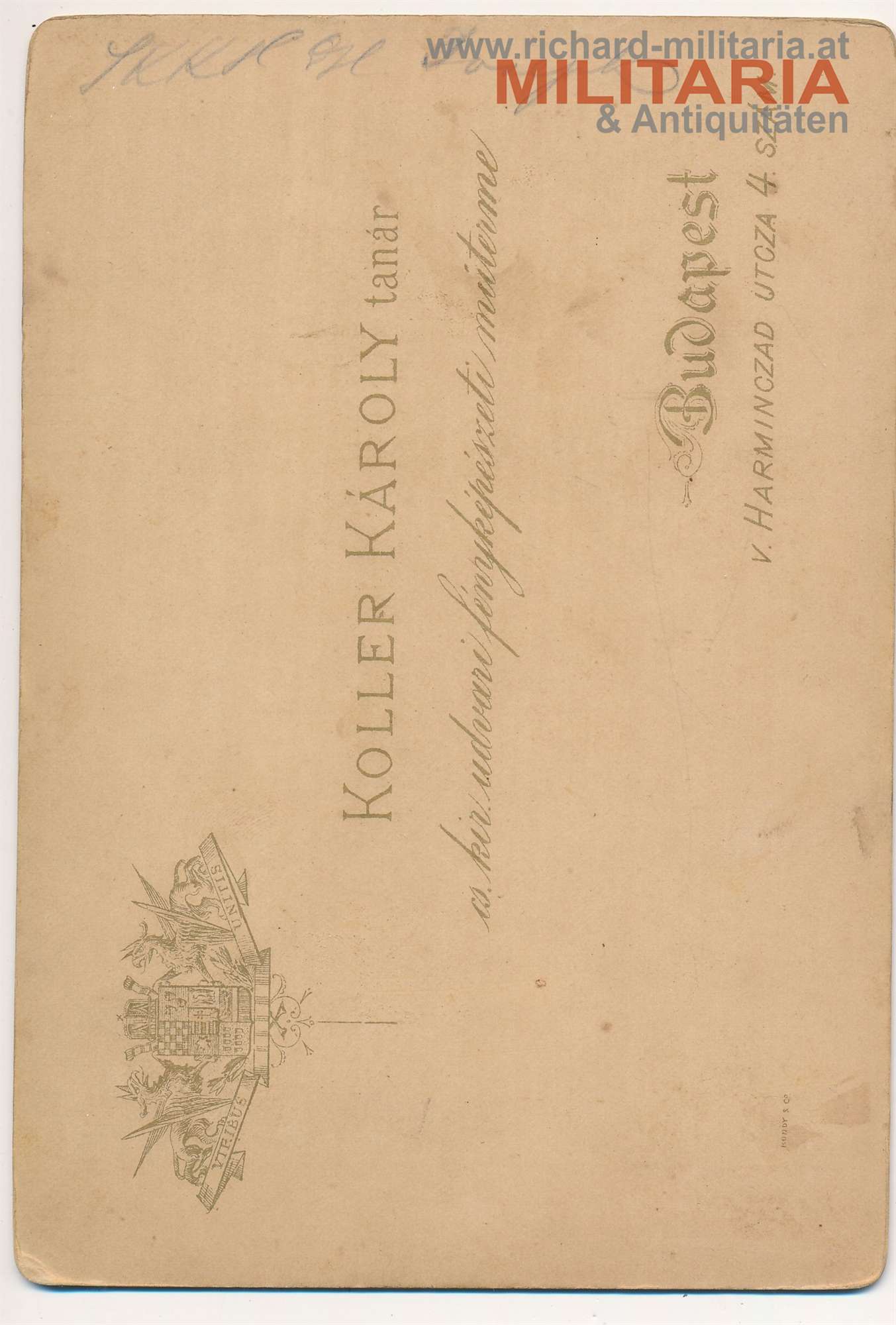 k.u.k. Hartkartonfoto - Erzherzog Joseph Karl von Österreich mit Töchtern