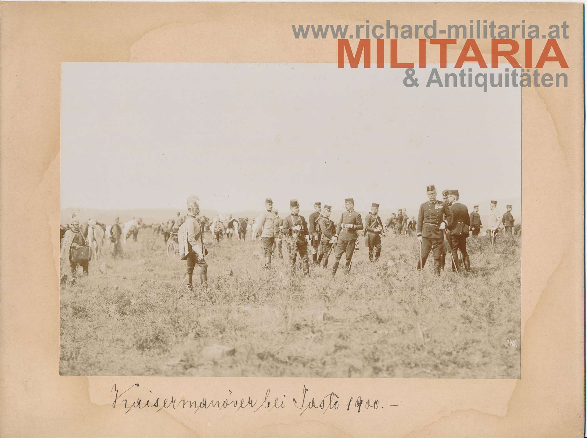 k.u.k. Foto - Kaisermanöver bei Jaslo 1900 (Polen)