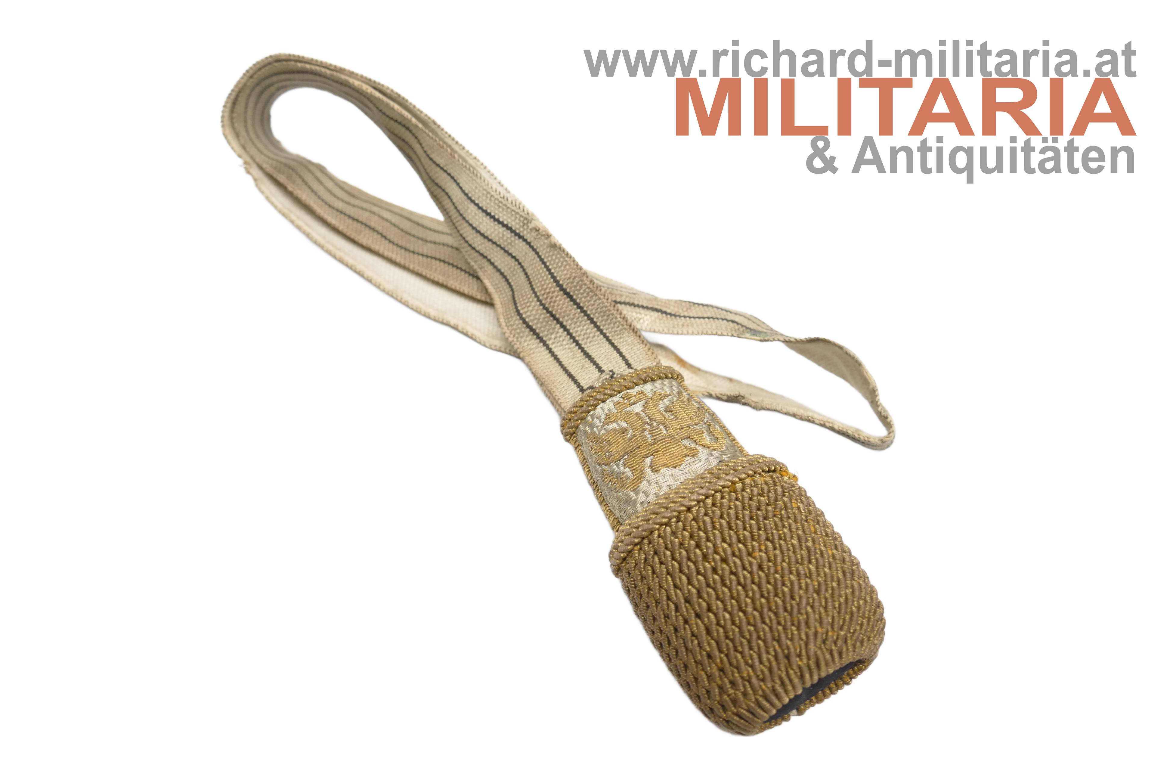 k.u.k. Portepee für Militär-Beamte im Offiziersrang