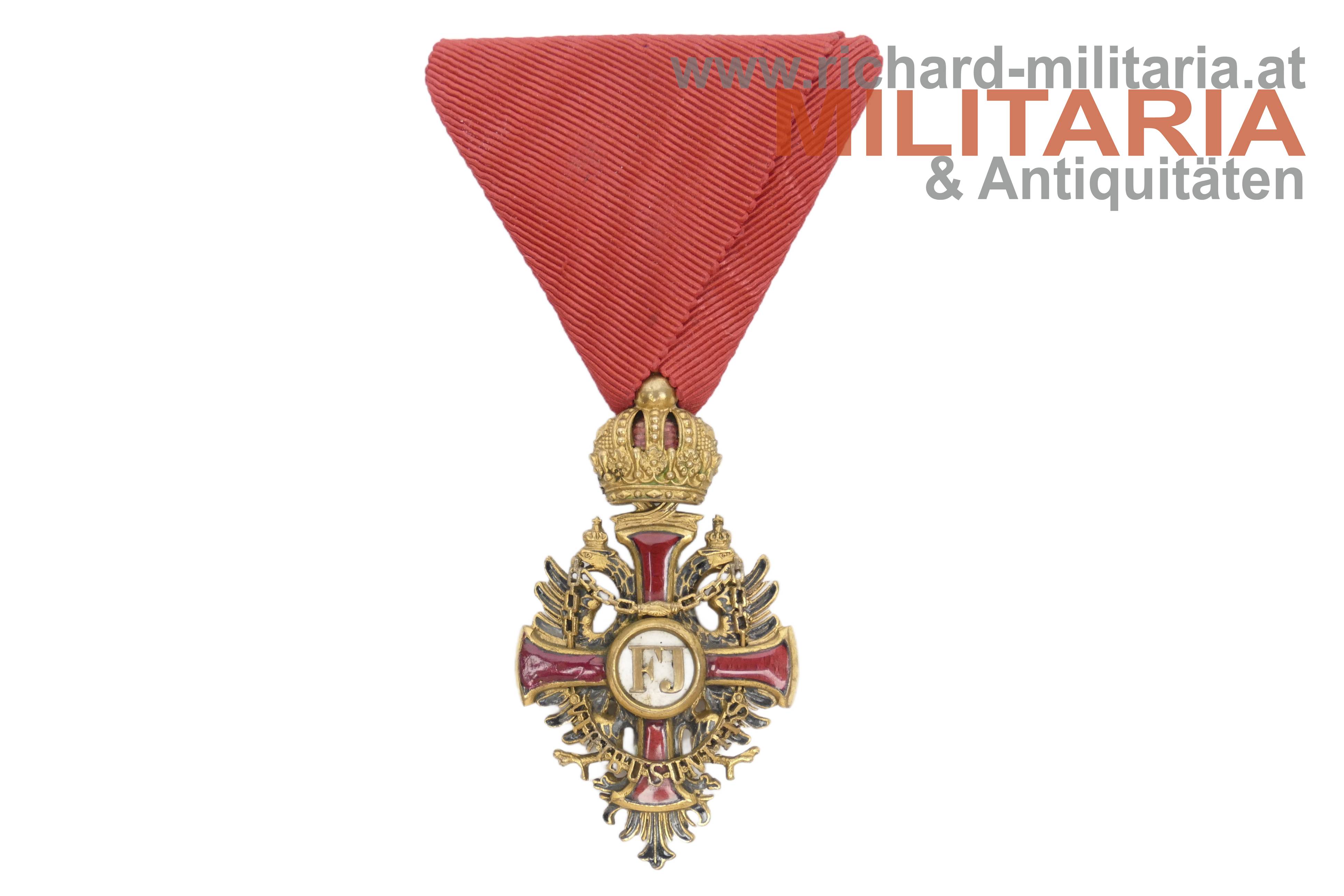 k.u.k. Franz Joseph-Orden Ritterkreuz - V. Mayer