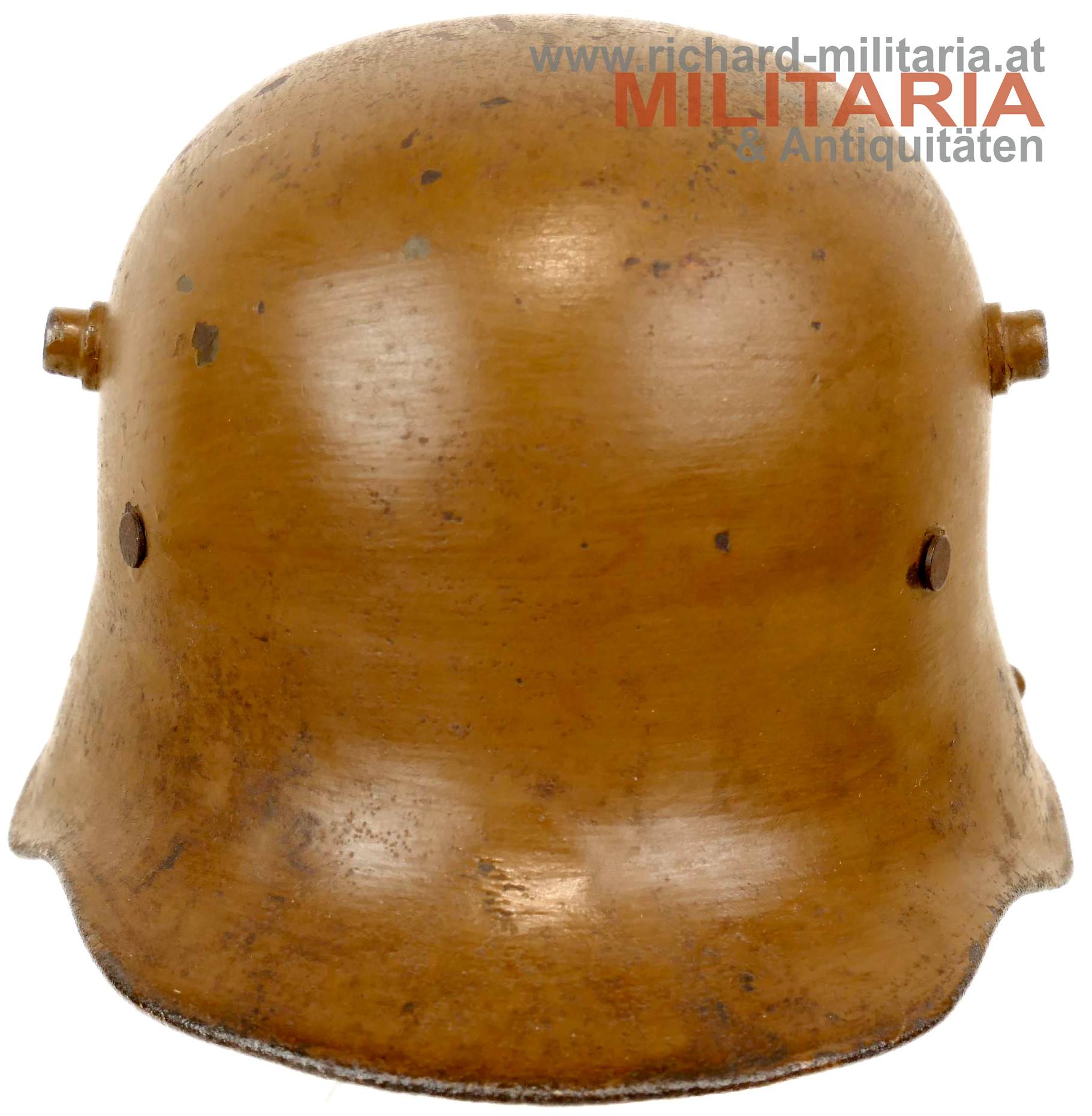k.u.k. Stahlhelm M17 - Isonzobraun - personalisiert - deutsche Fertigung