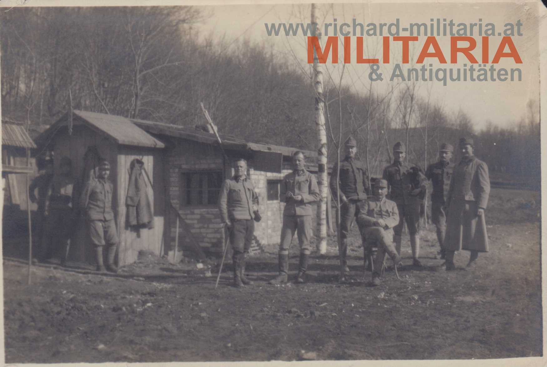 k.u.k. Foto - Regimentsstandpunkt an der Ikva - September 1915
