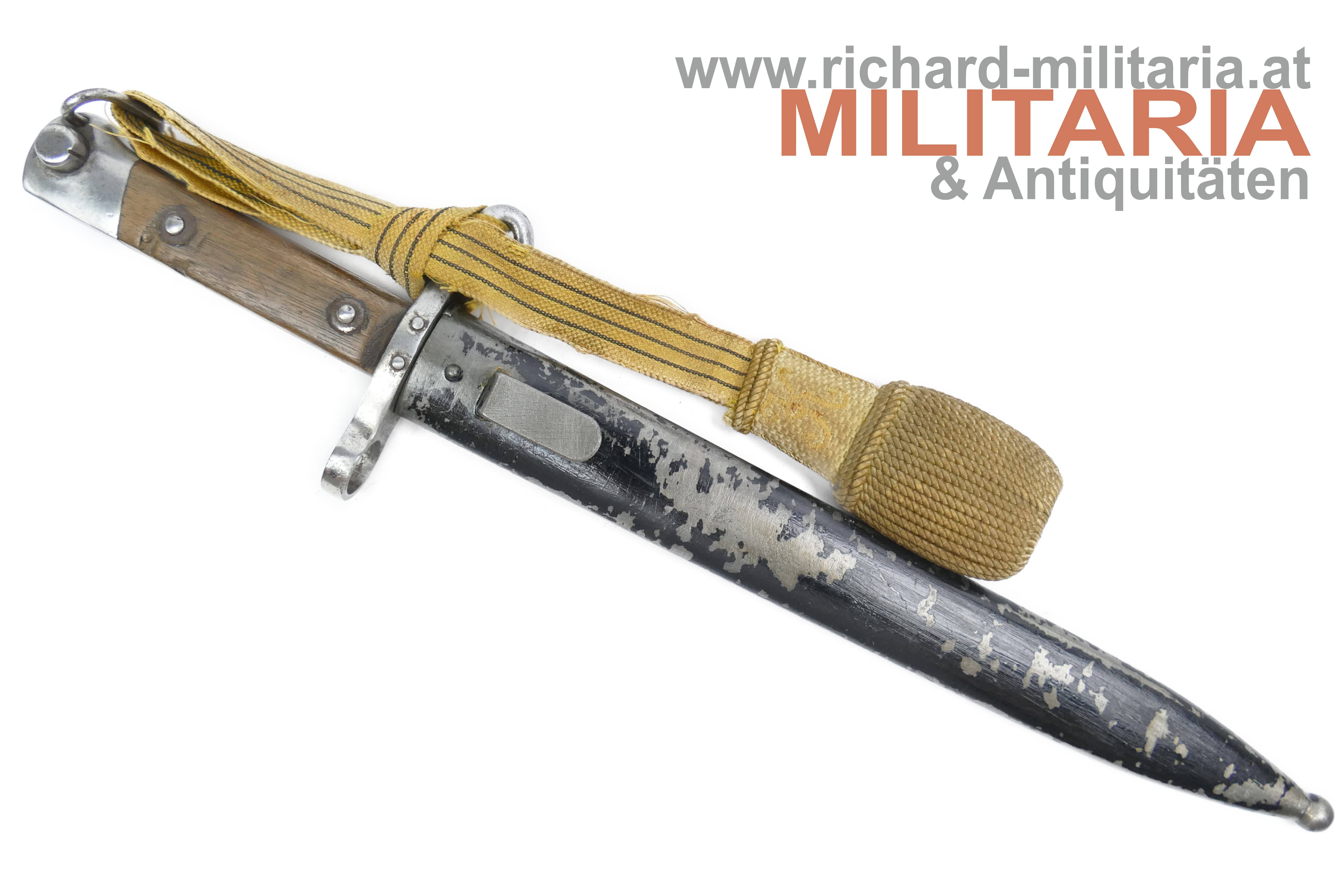 k.u.k. Messerbajonett M1895 mit Portepee - Unteroffizier