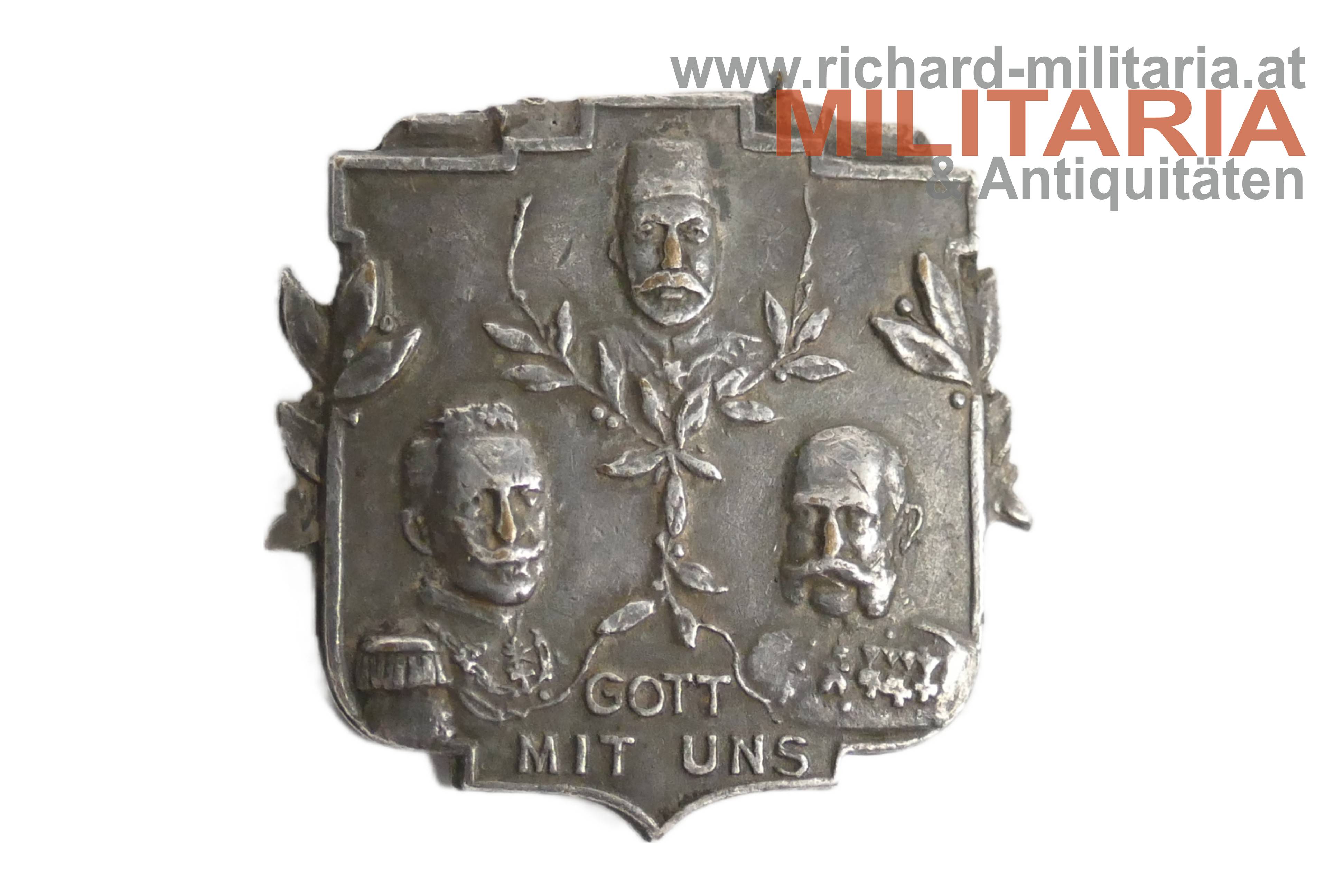 k.u.k. patriotisches Abzeichen - Gott mit uns - Österreich/Deutschland/Türkei