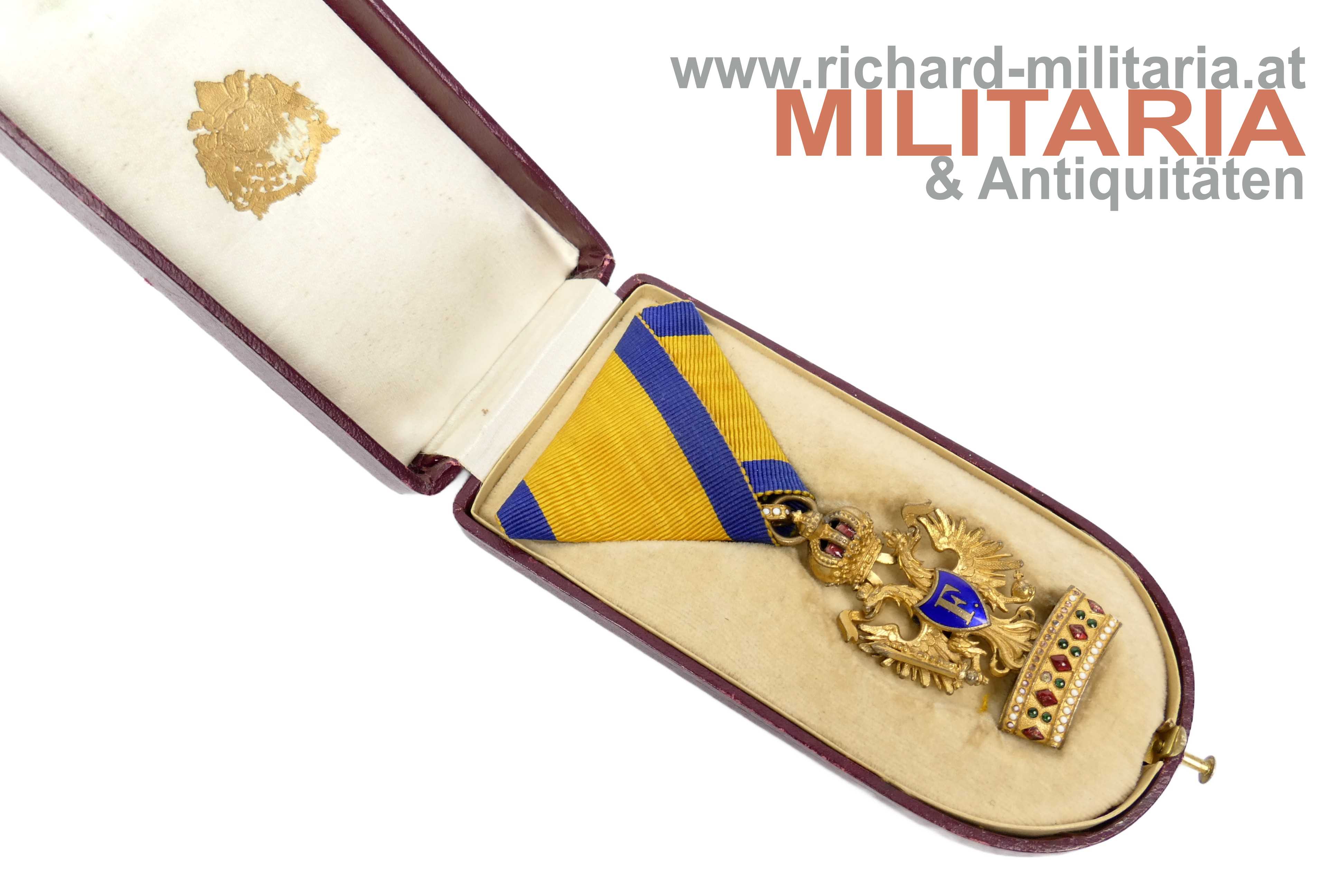 k.u.k. Orden der Eisernen Krone 3. Klasse mit Etui