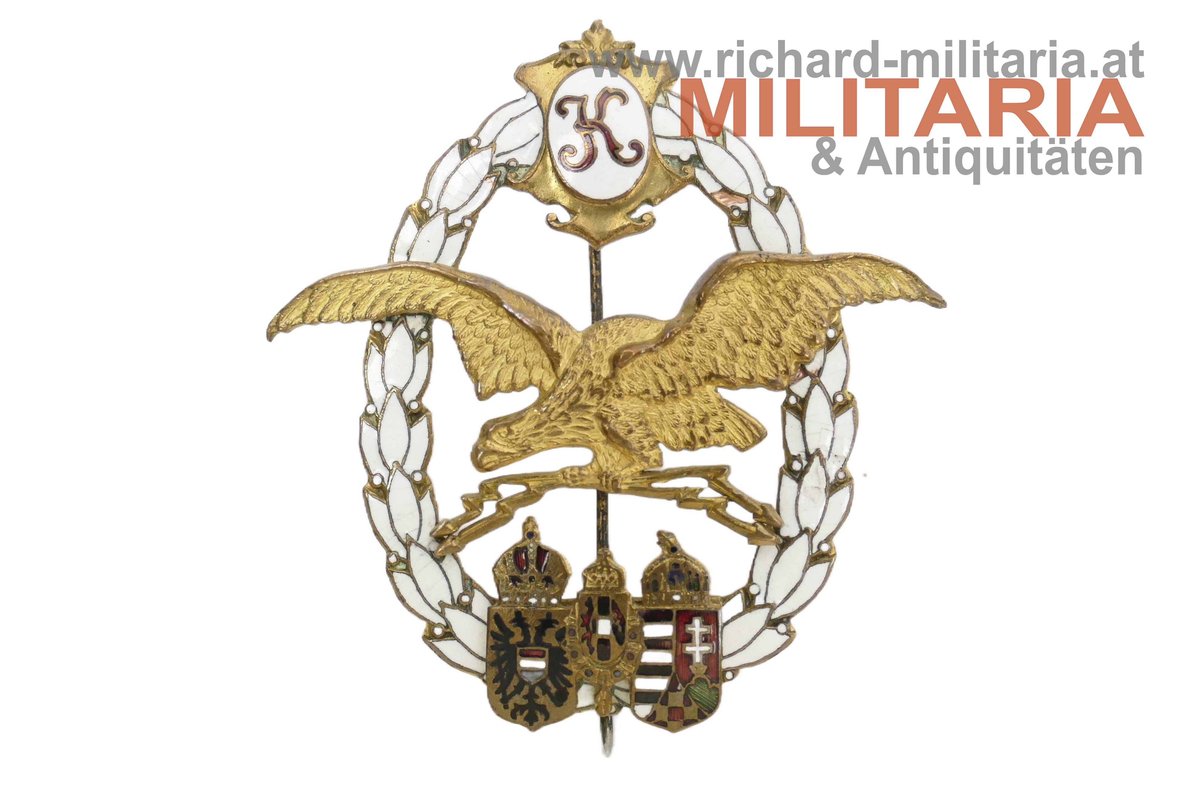 k.u.k. Luftfahrerabzeichen 1917 - Brüder Schneider Wien