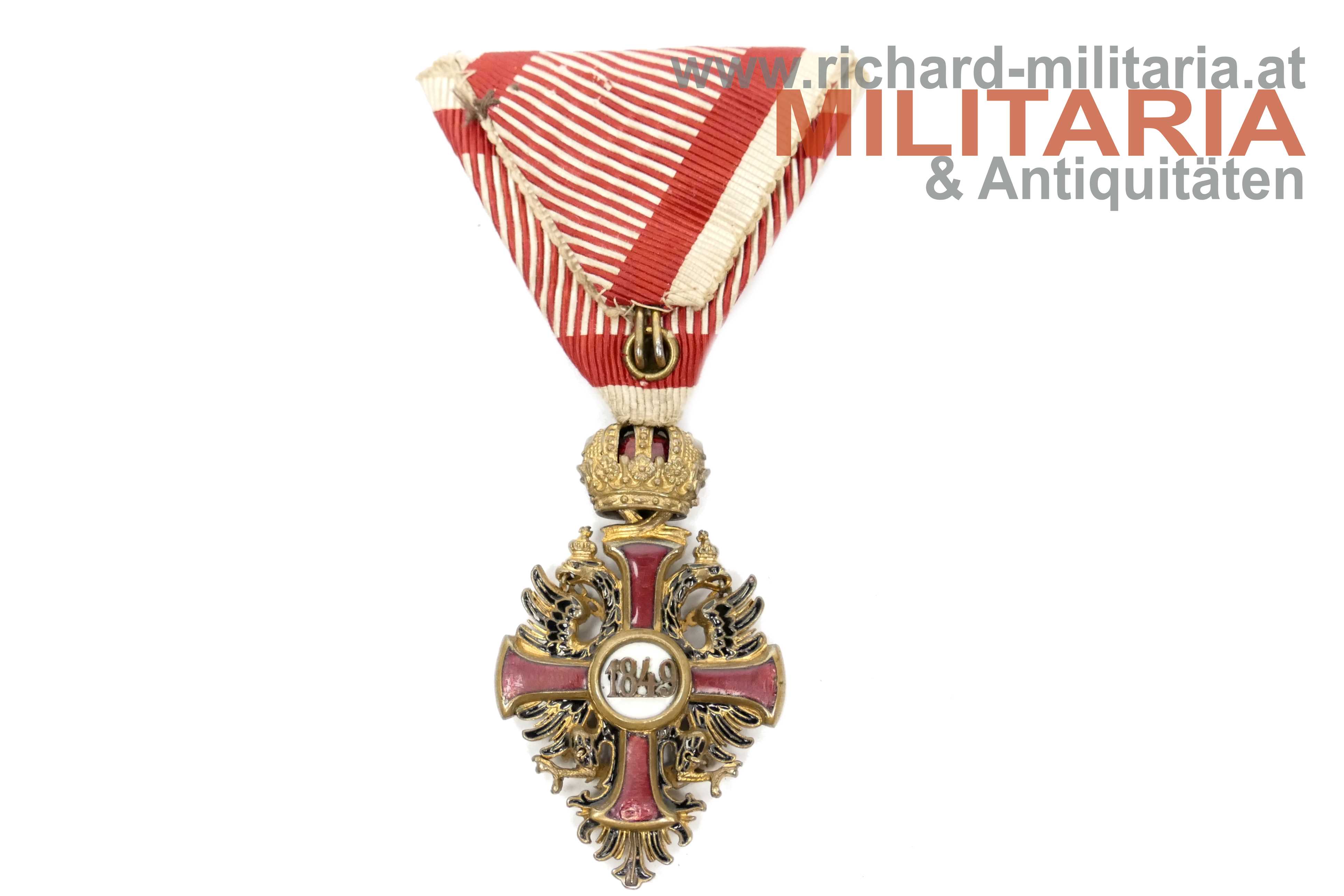 k.u.k. Franz Joseph-Orden Ritterkreuz - V. Mayer