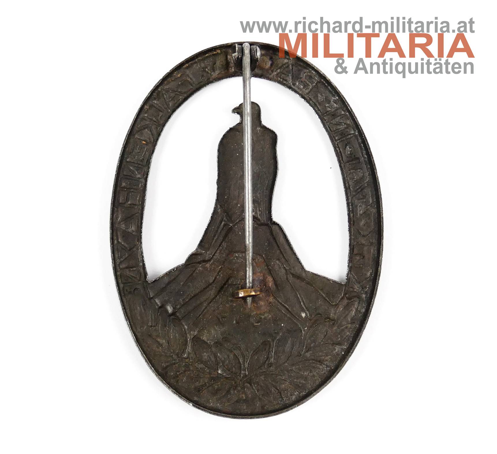 k.u.k. Kappenabzeichen 4./81 Inf. Baon v. Falkenhayn 