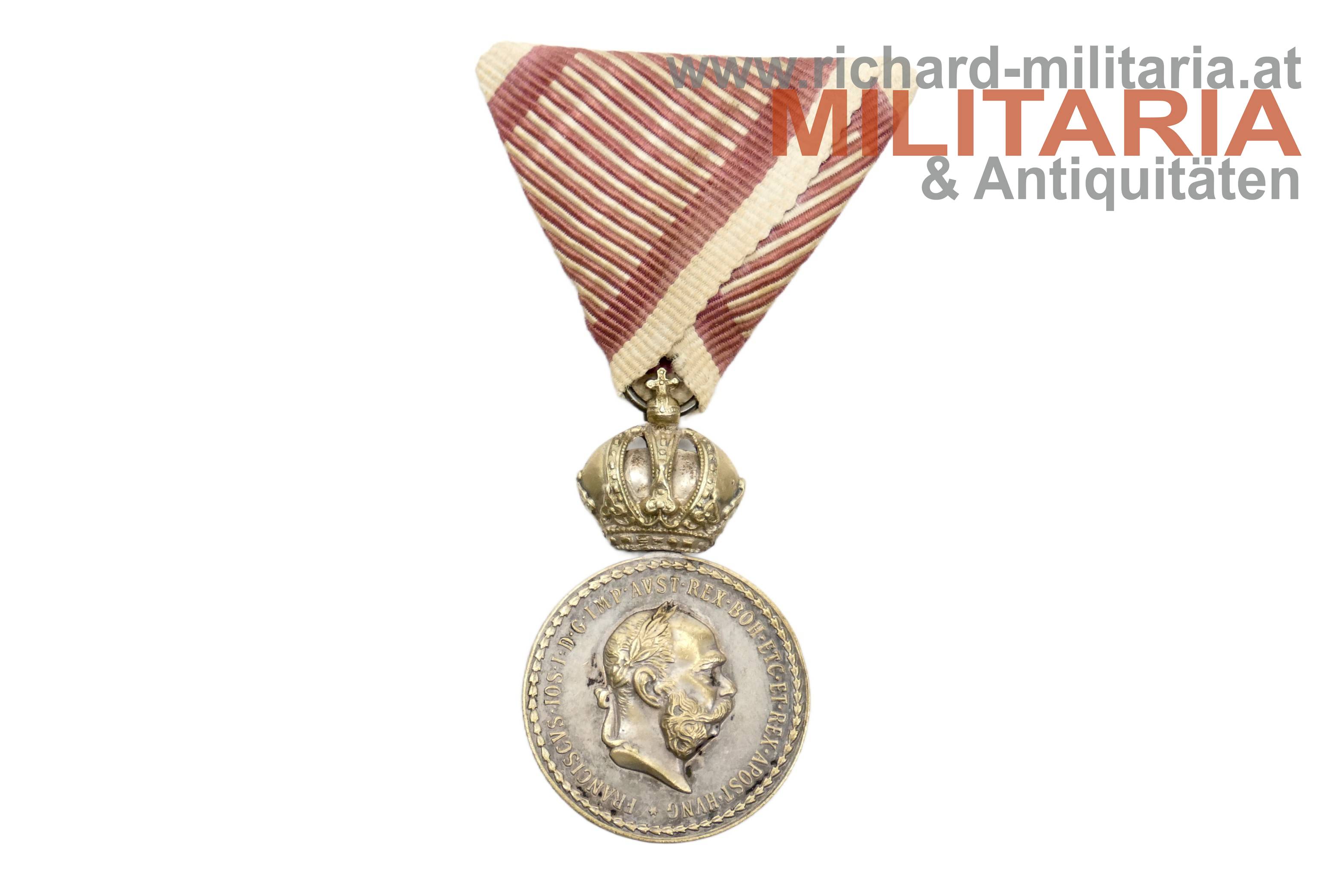 k.u.k. Silbernes Signum Laudis - Kaiser Franz Josef