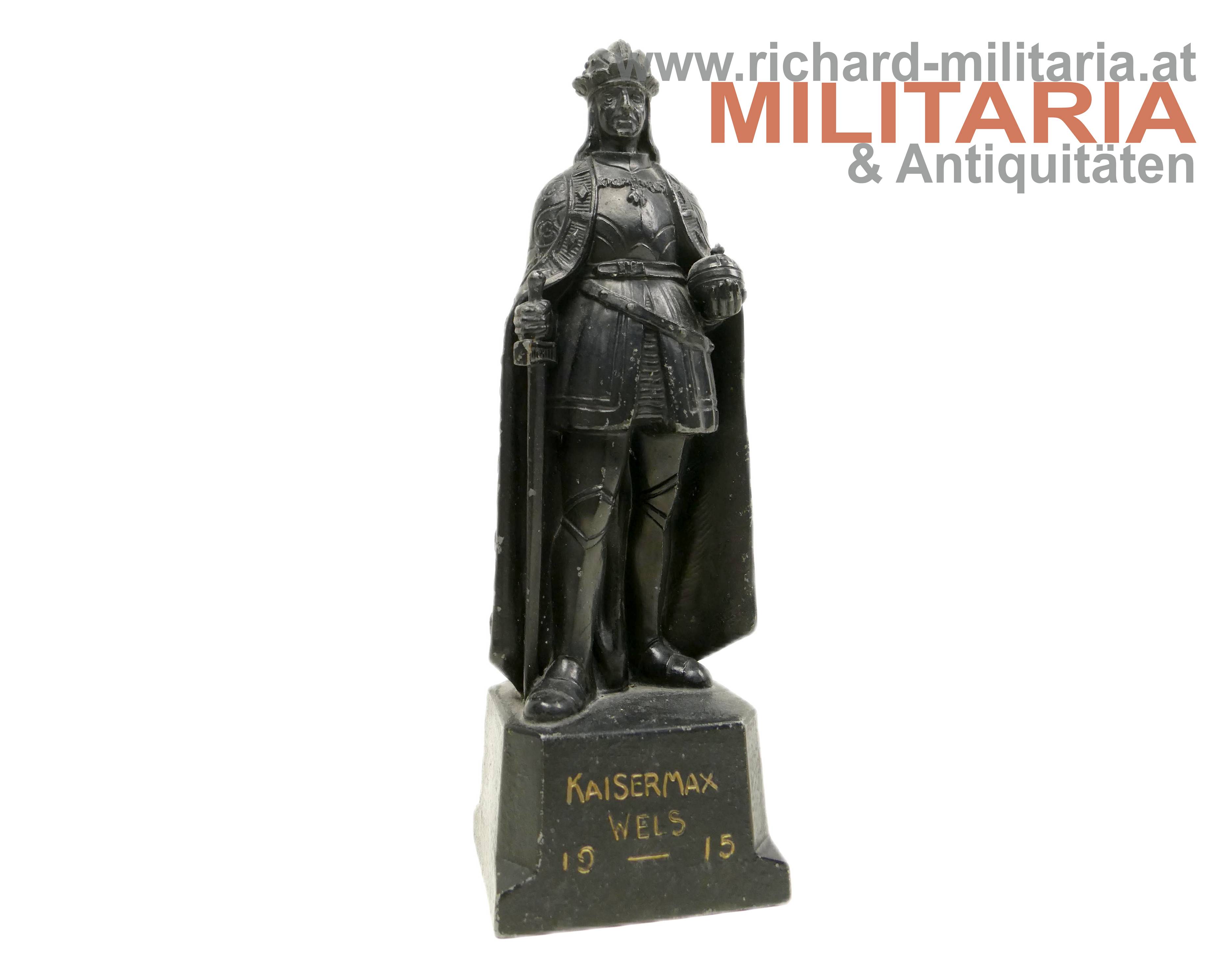 Kaiser MAX WELS 1915 - Statue (Kriegsfürsorge) 
