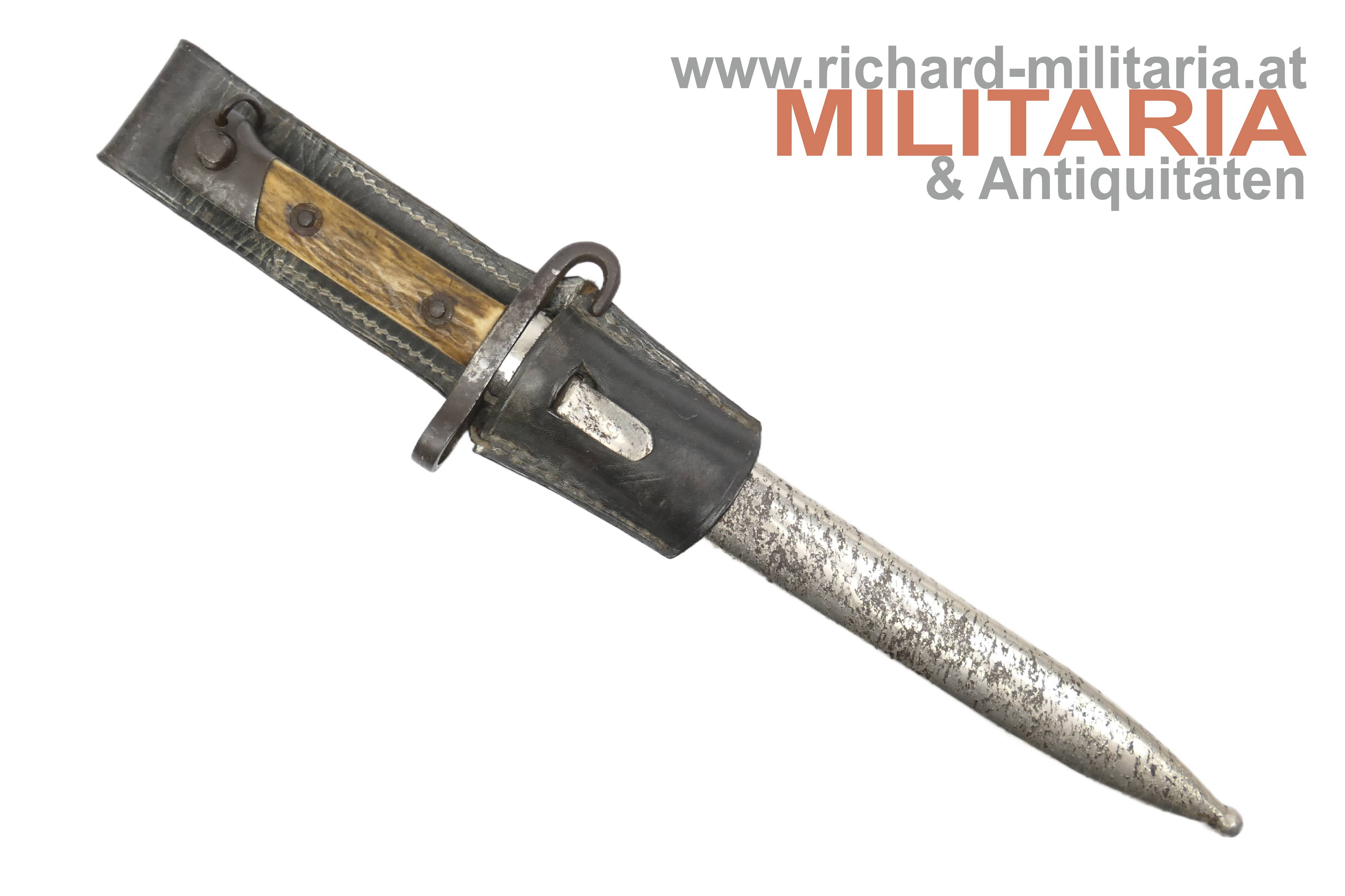 Österreich - Messerbajonett M1895 - Horngriffschalen