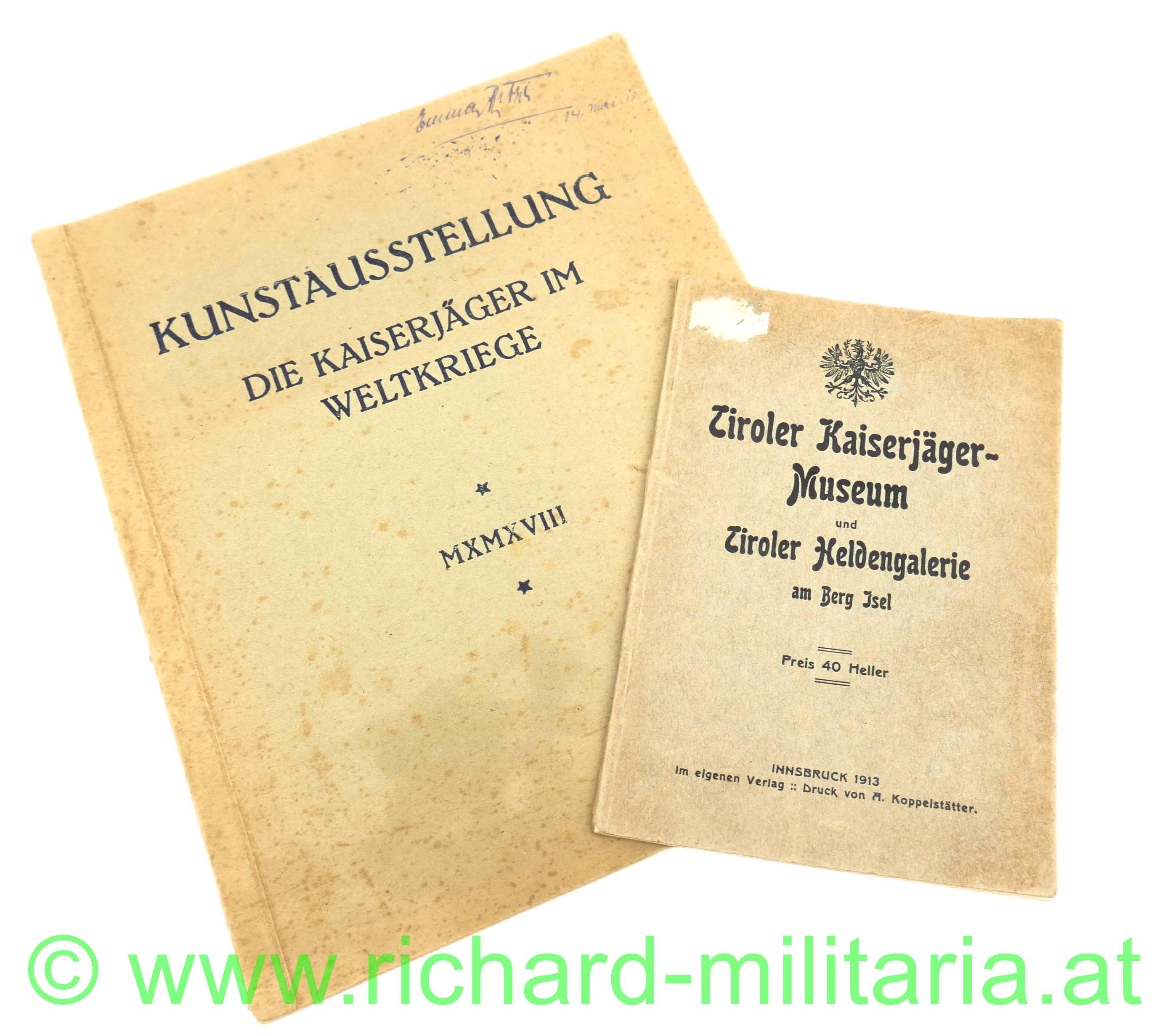 Die Kaiserjäger im Weltkriege - Kunstausstellung 1918