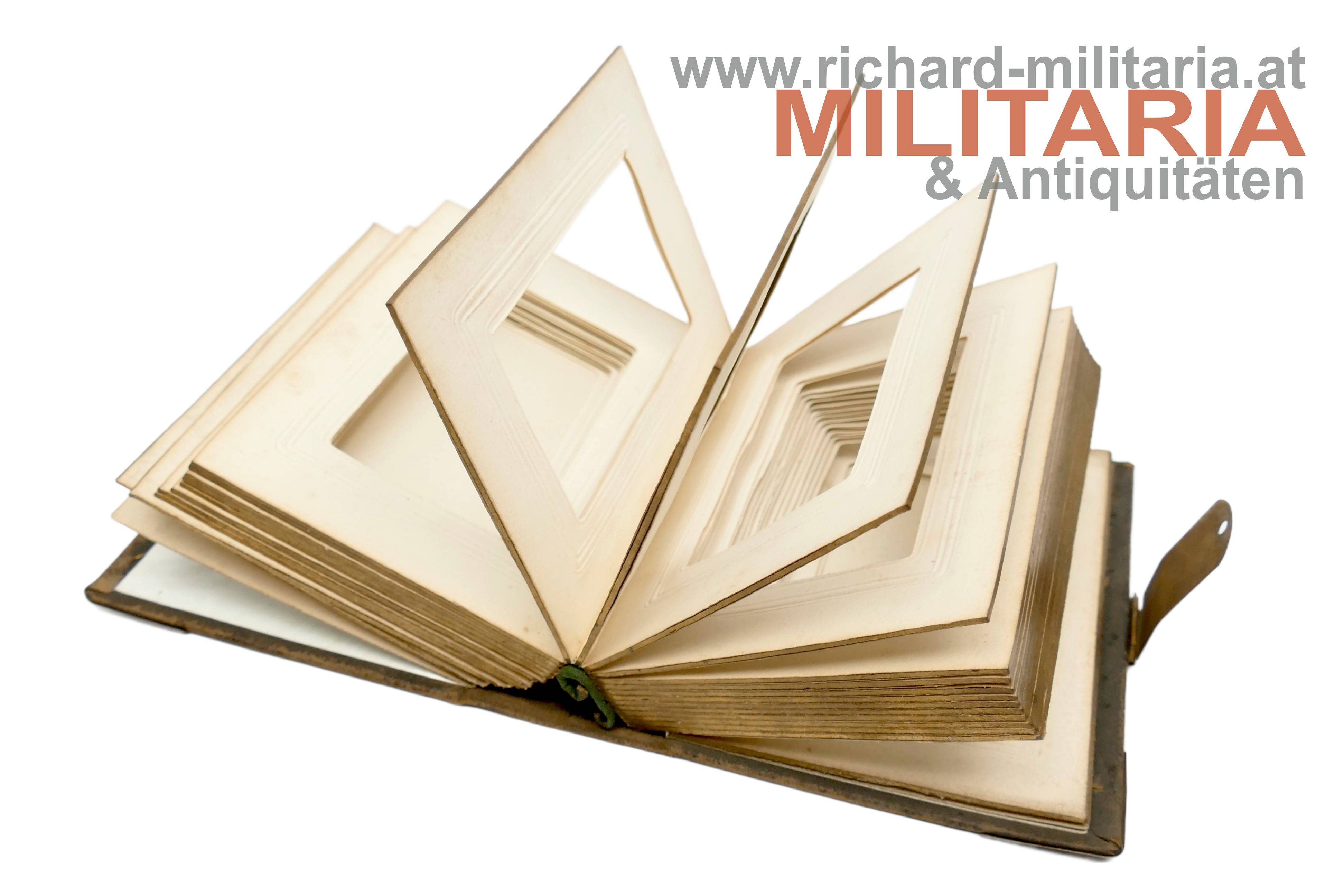 Fotoalbum mit Goldschnitt für CdV's