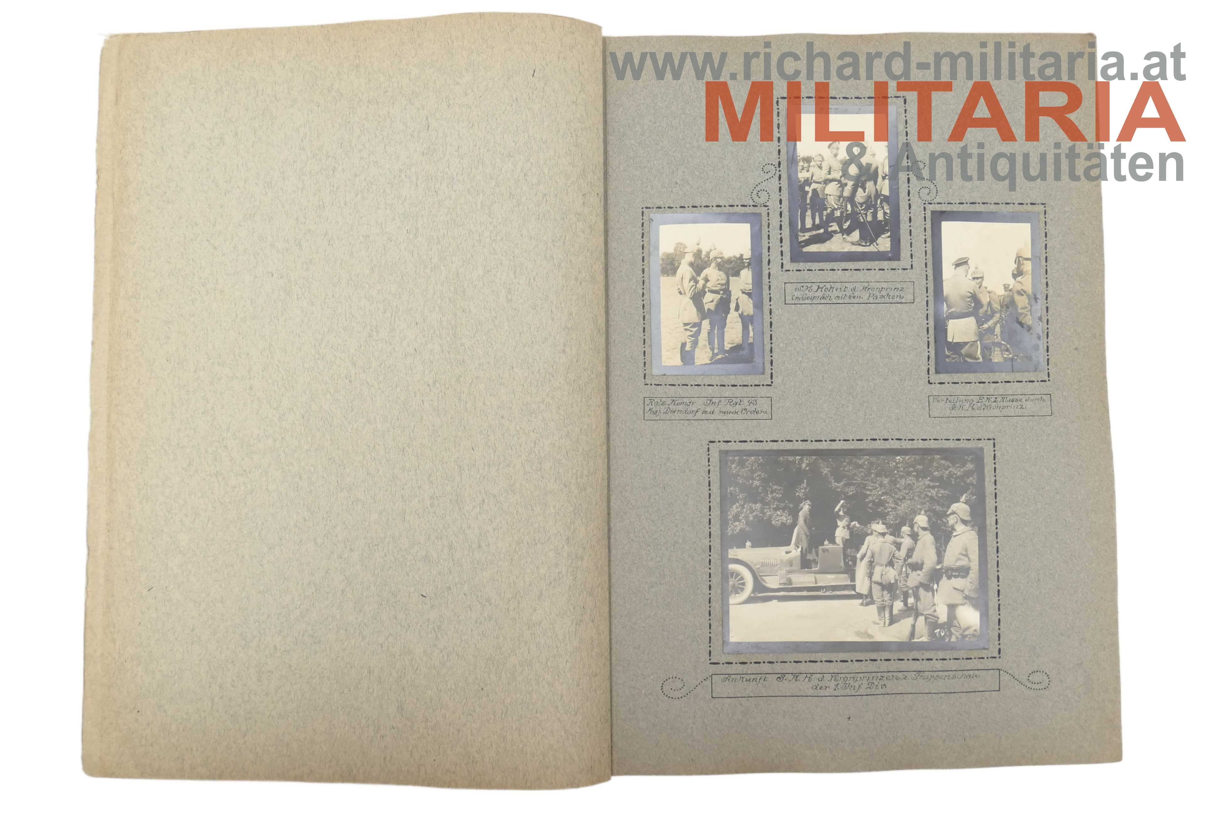 Preußen/Österreich - 3 Fotoalben 1. Infanterie-Division 1916-1917 - Karpathen