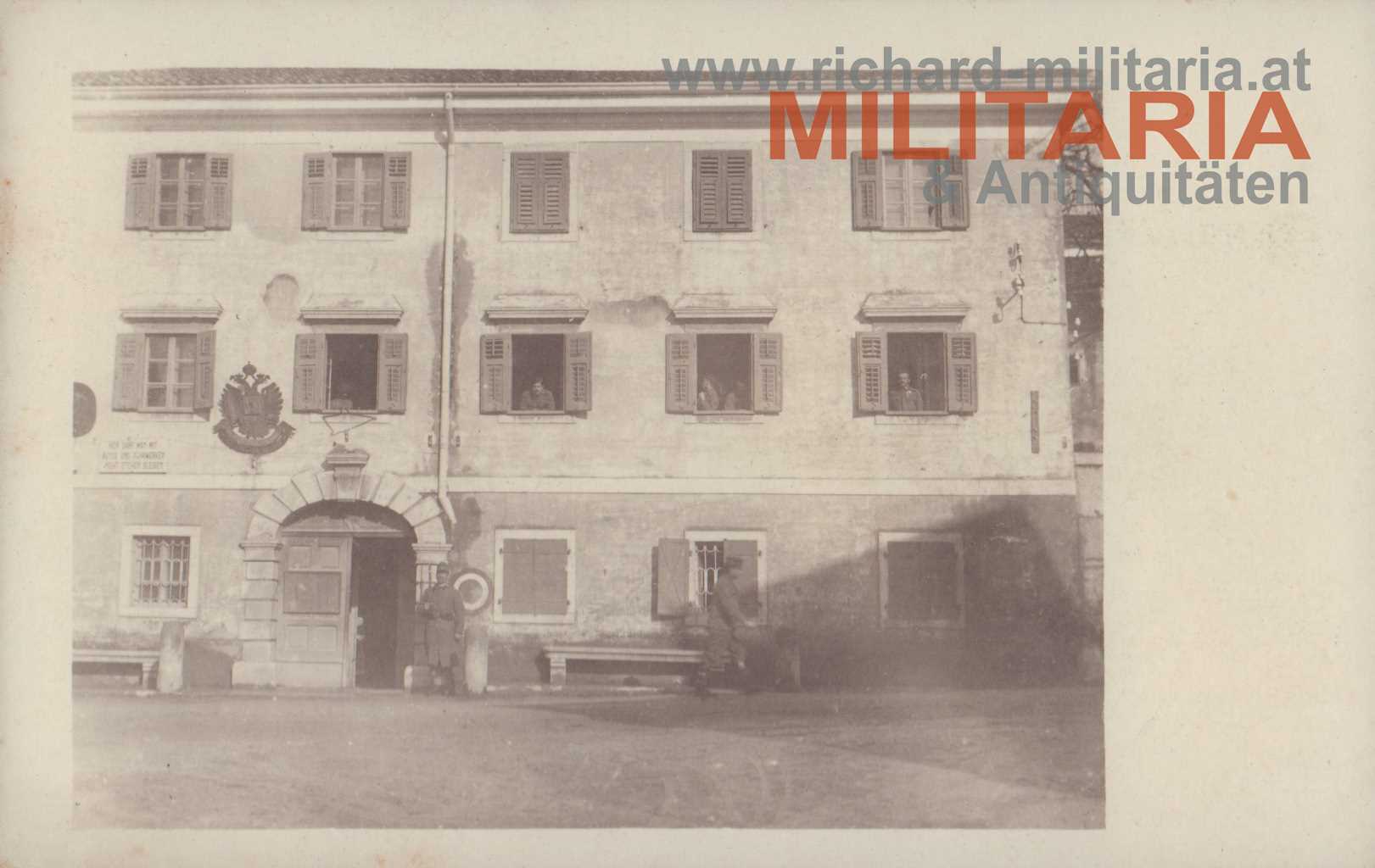 k.u.k Foto - Militärkommando-Gebäude Italien/Südfront