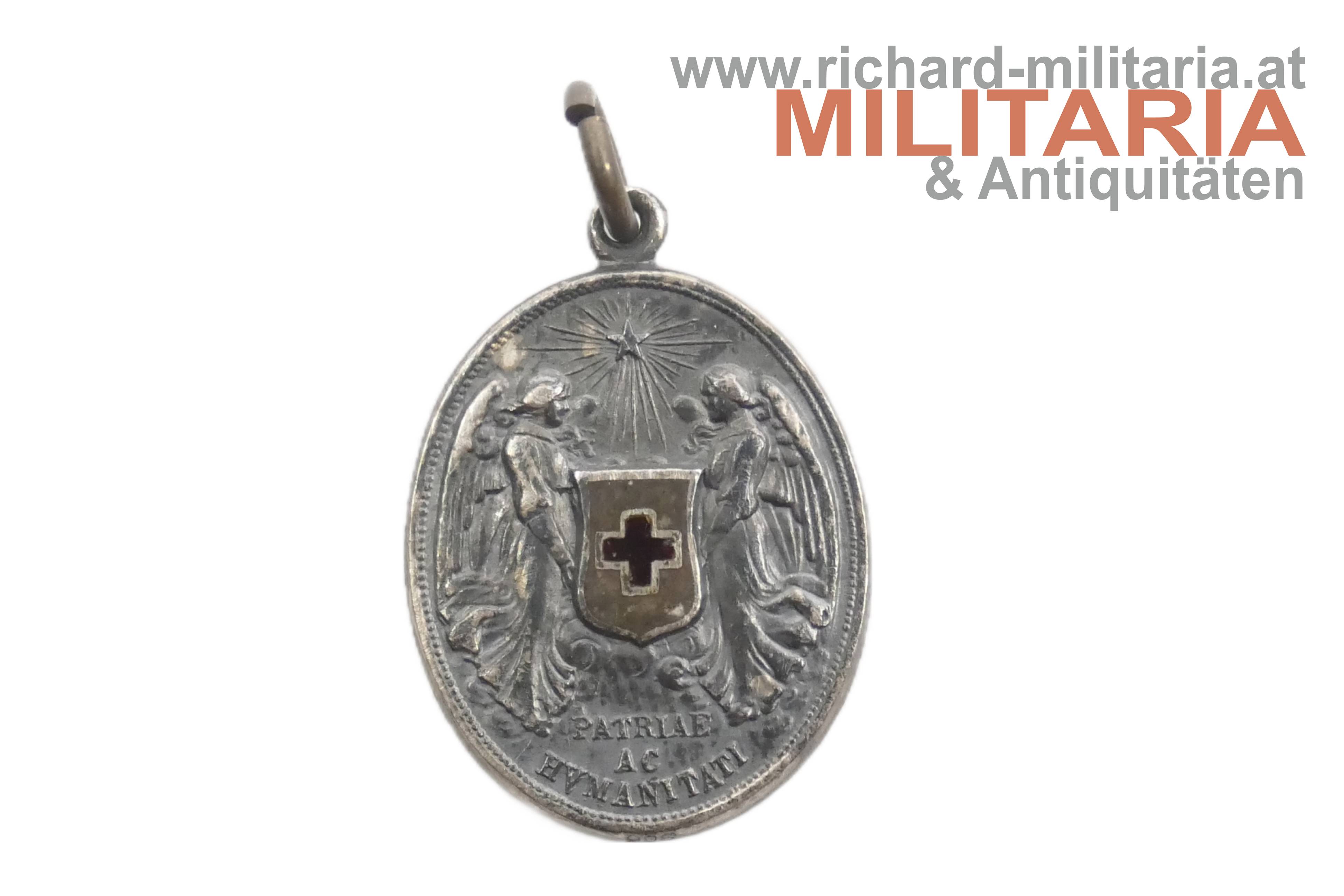 Rotes Kreuz - Silberne Ehrenmedaille - MINIATUR - SILBER