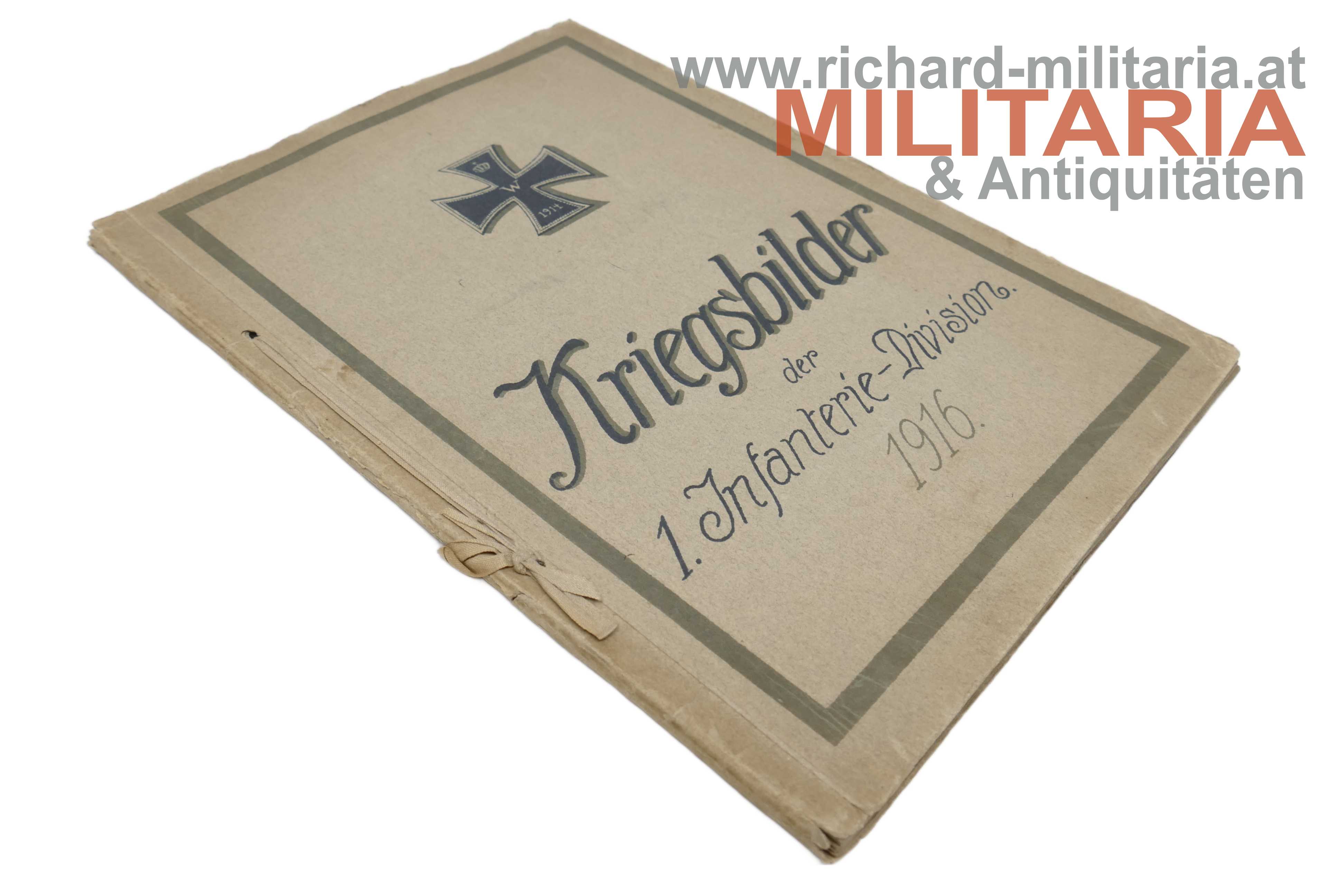 Preußen/Österreich - 3 Fotoalben 1. Infanterie-Division 1916-1917 - Karpathen