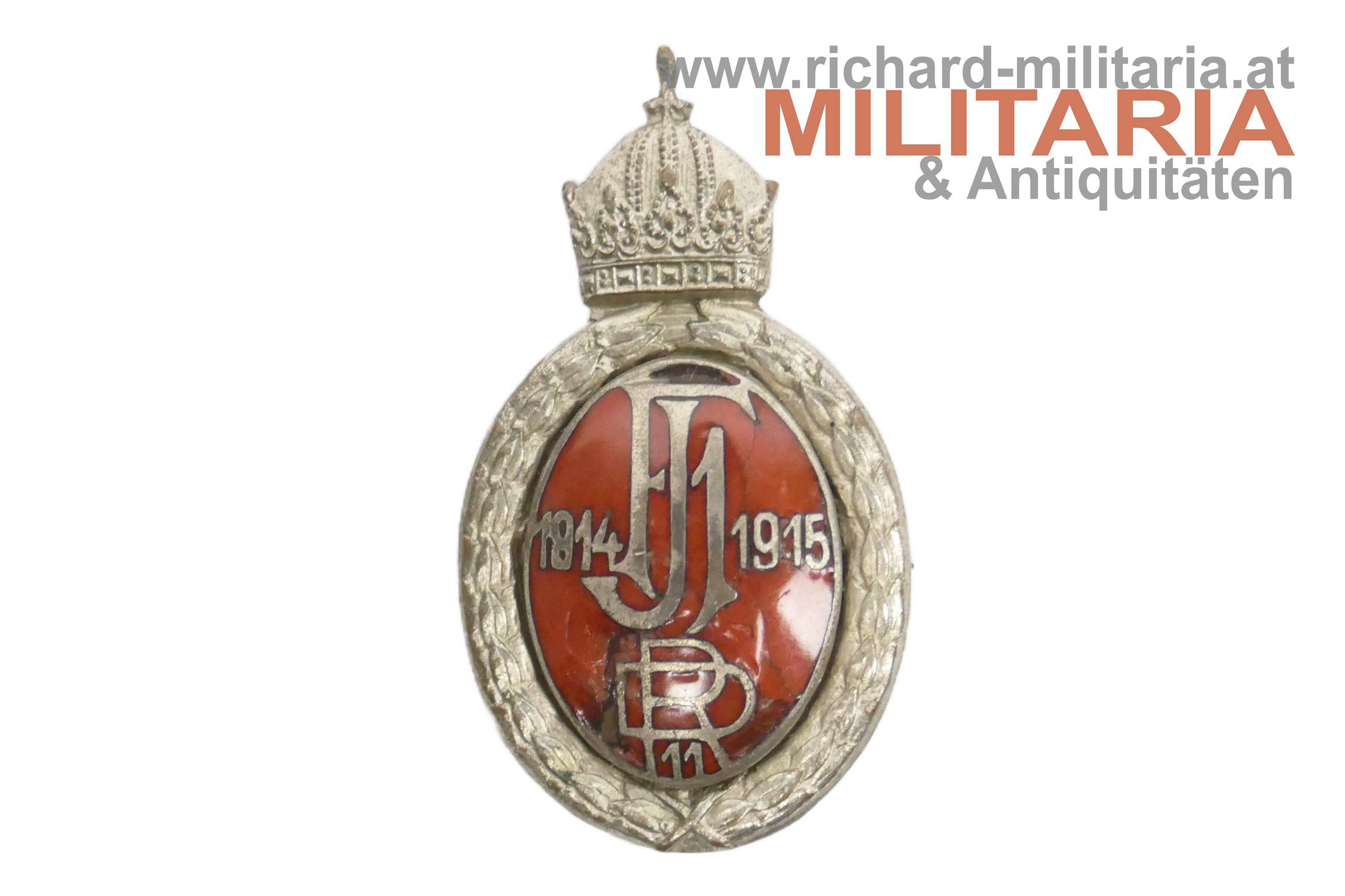 k.u.k. Kappenabzeichen - Dragoner Regiment Nr. 11 - 1914-1915