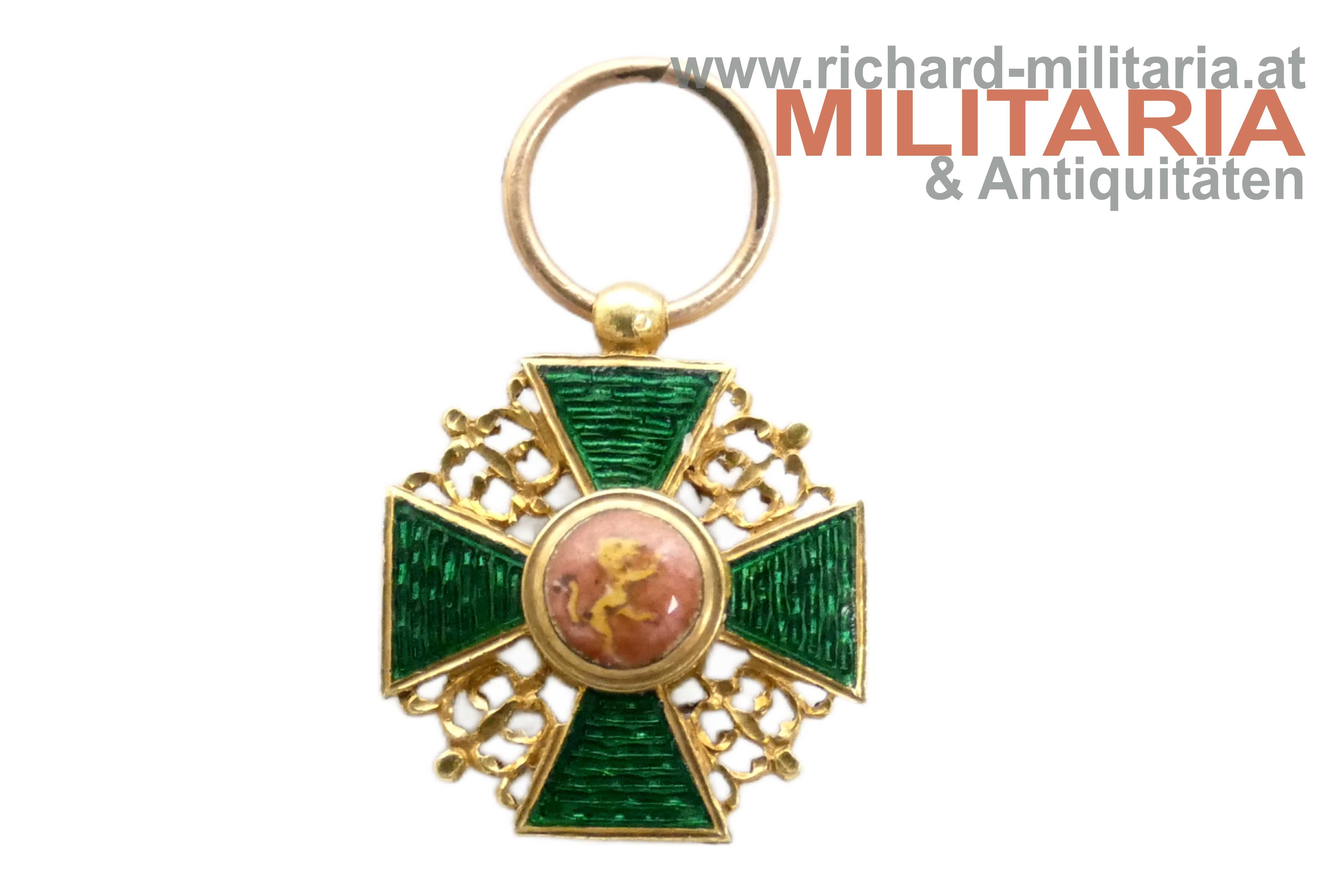 Baden - Orden vom Zähringer Löwen - MINIATUR - GOLD