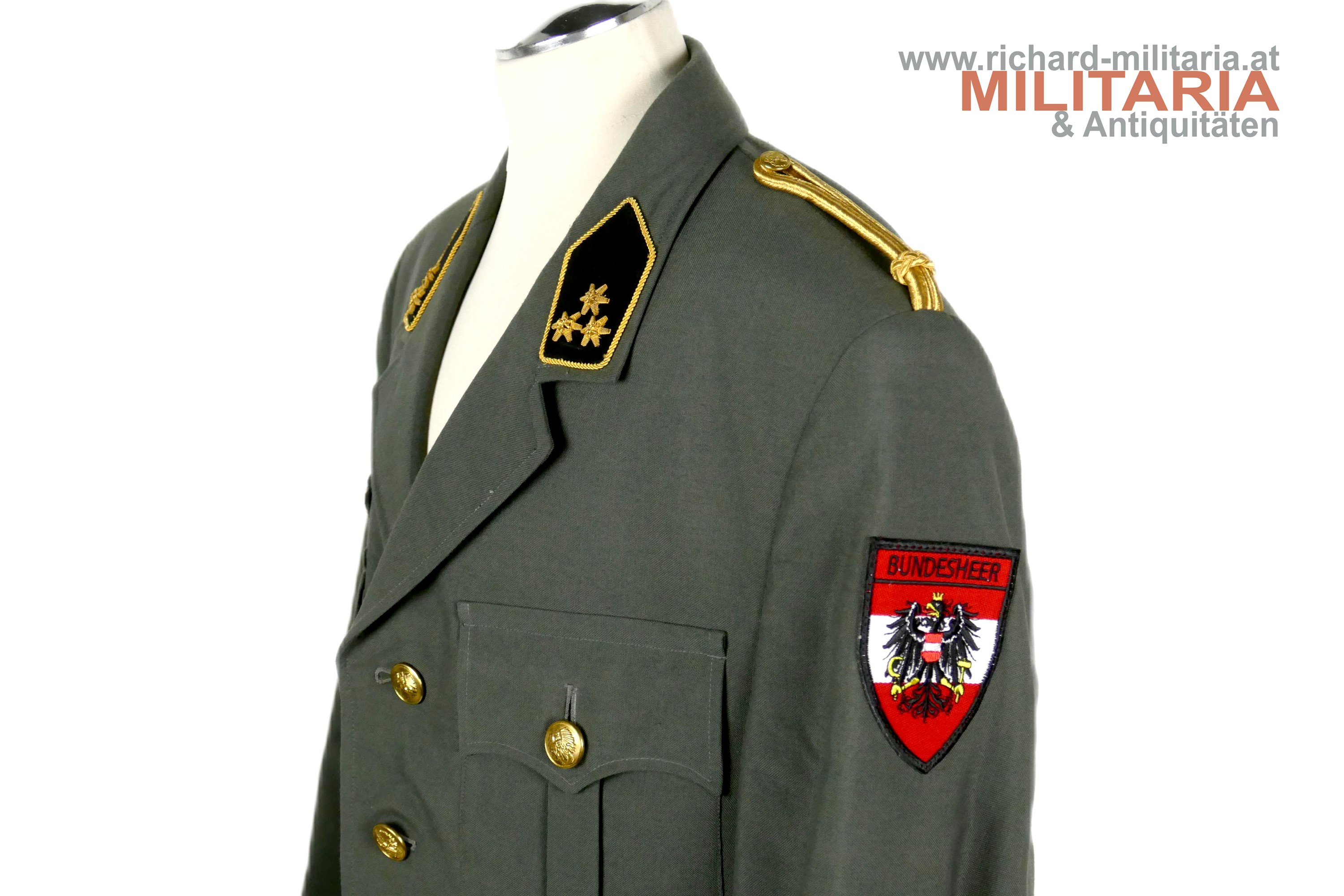 Österreich Bundesheer Uniformrock - Hauptmann Panzer/Luftwaffe
