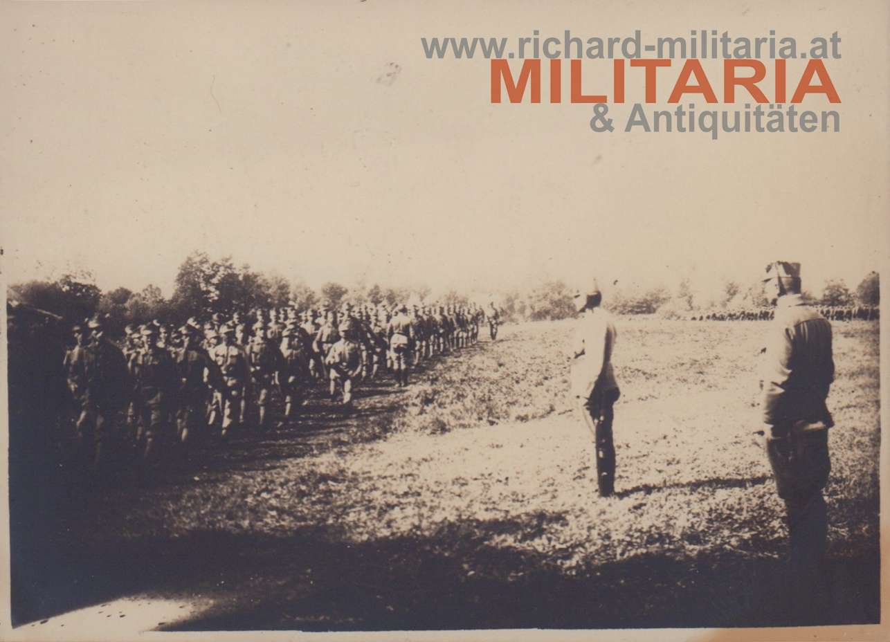 k.u.k. LIR 2 - Vorbeimarsch an Rgt. Komdt. Oberstlt. Hirsch