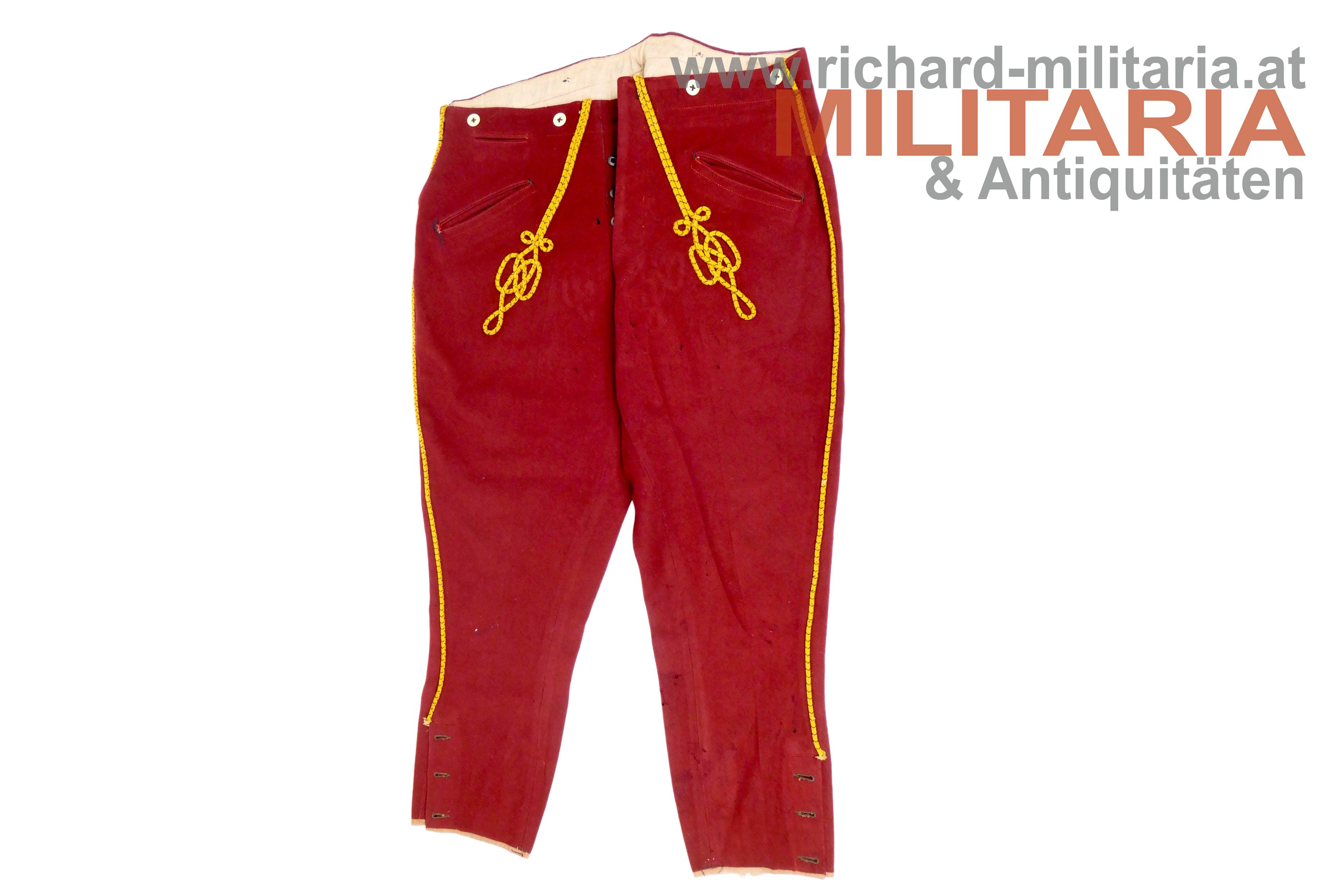 k.u.k. Reithose für Mannschaften/UO der Husaren 
