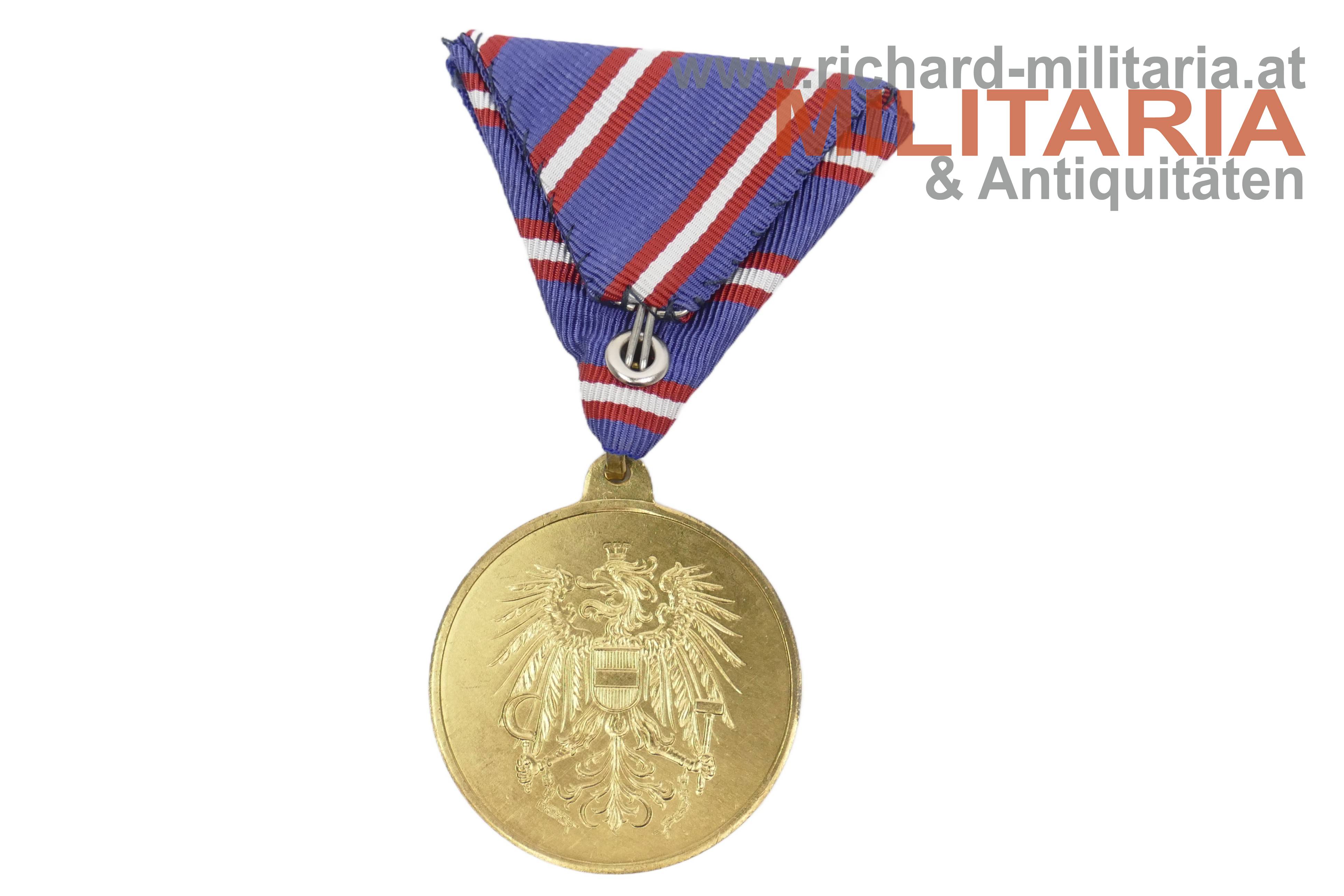 Österreich - Wehrdienstmedaille Gold - Stets Bereit 