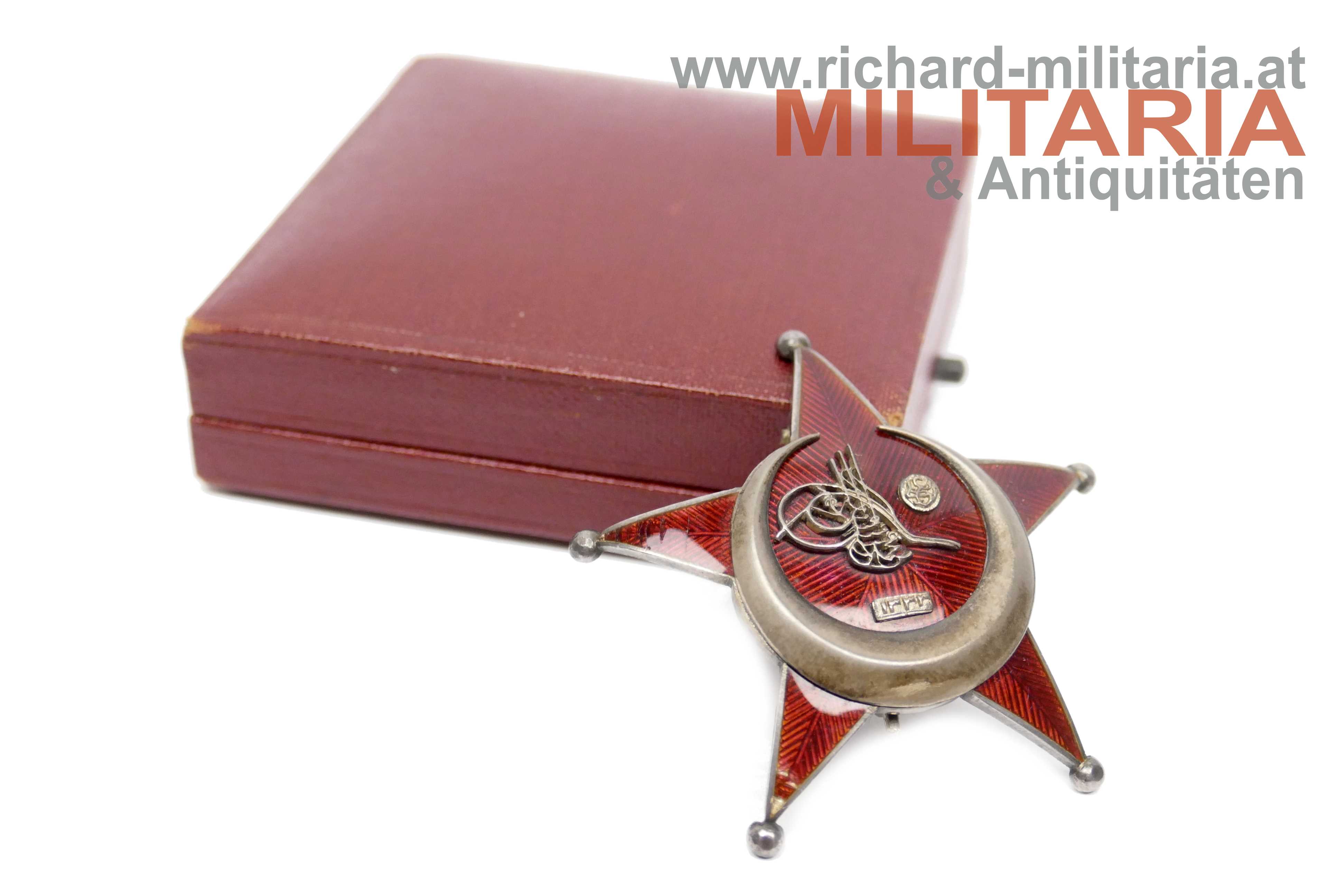 Eiserner Halbmond - "Stern von Gallipoli" mit Etui - Godet