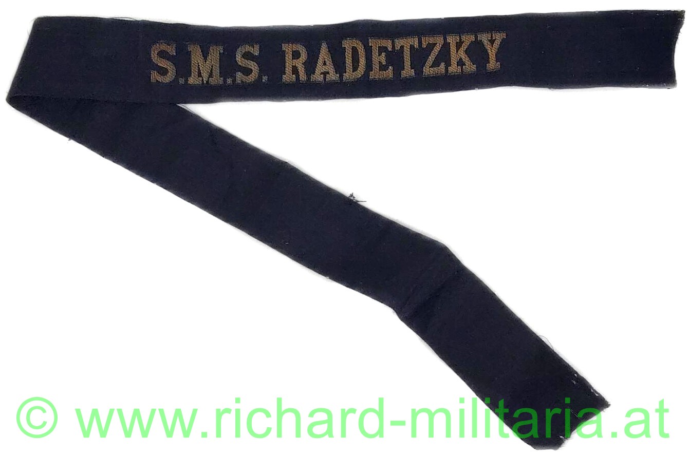 k.u.k. Kriegsmarine "S.M.S. Radetzky" Mützenband